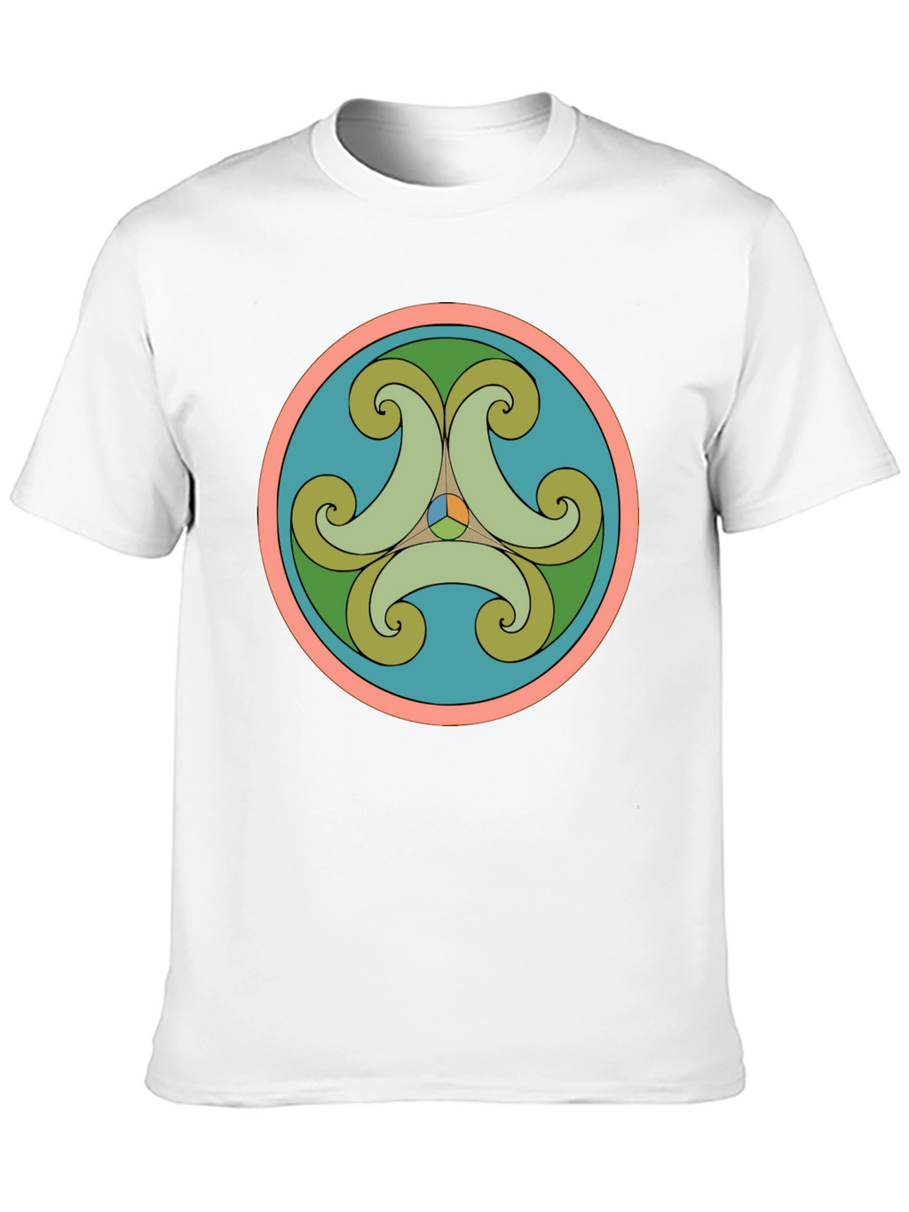 Geometric Circle Design T-Shirt