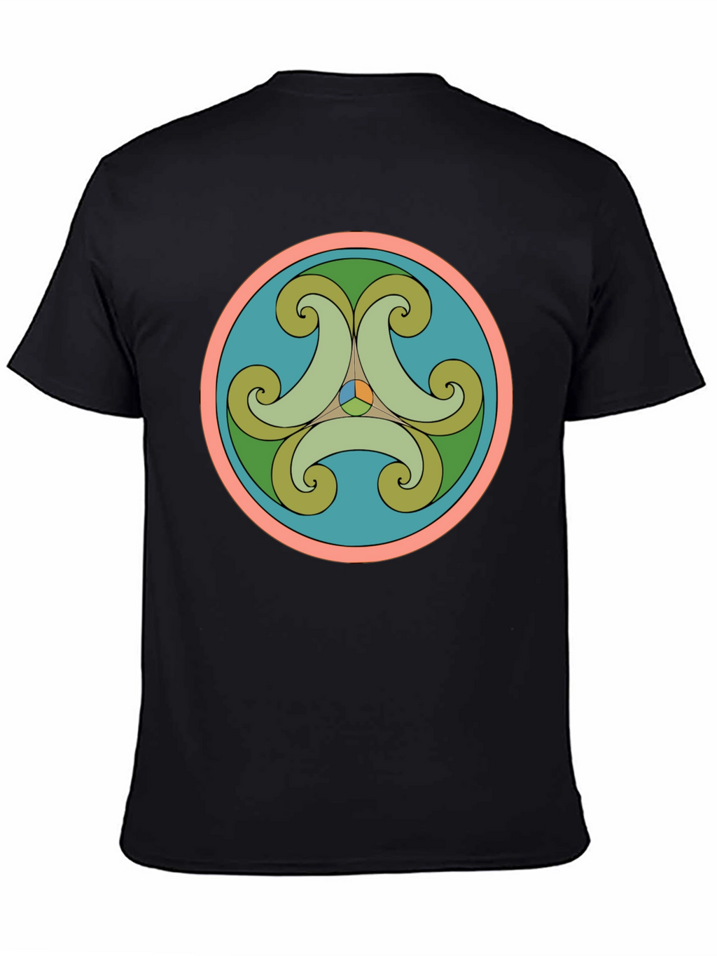 Geometric Circle Design T-Shirt