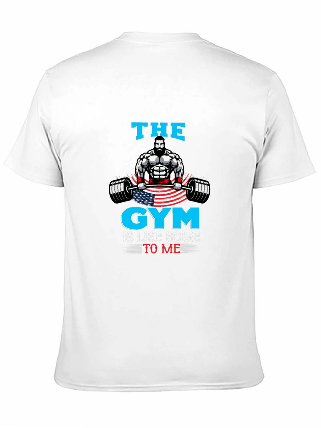 Gym Is Home Mens Graphic T-Shirt