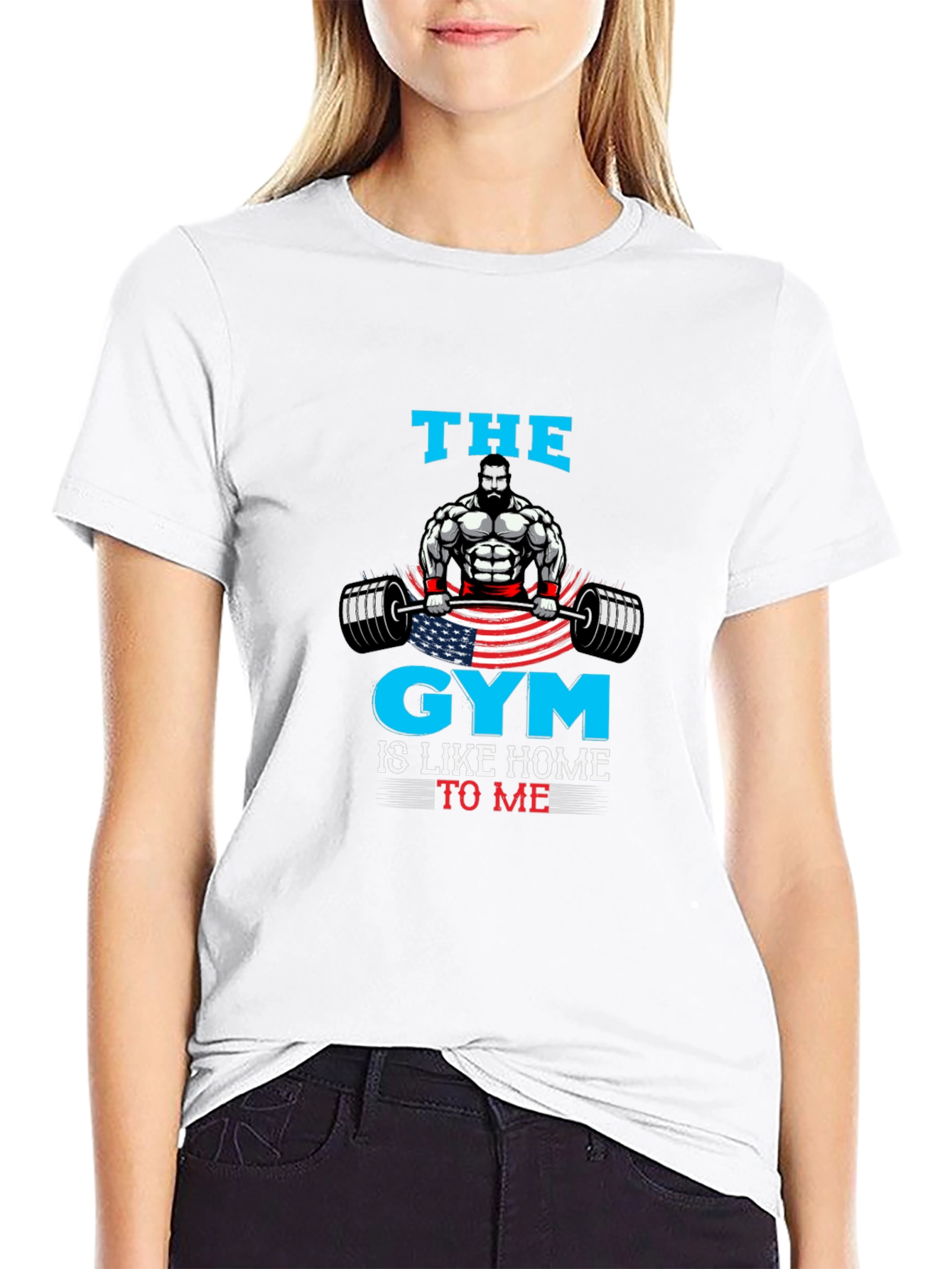 Gym Is Home Mens Graphic T-Shirt