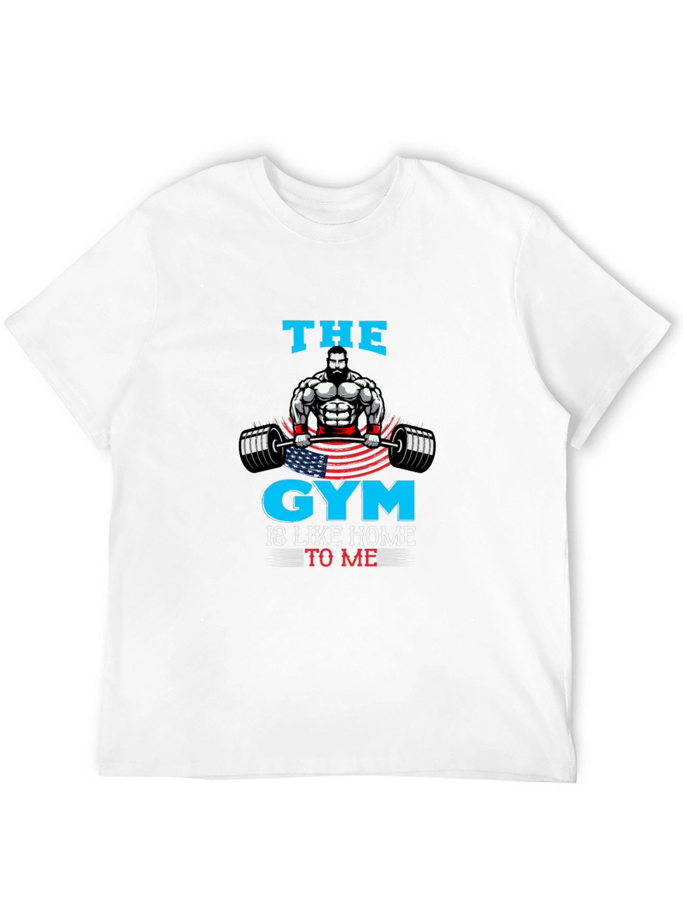 Gym Is Home Mens Graphic T-Shirt