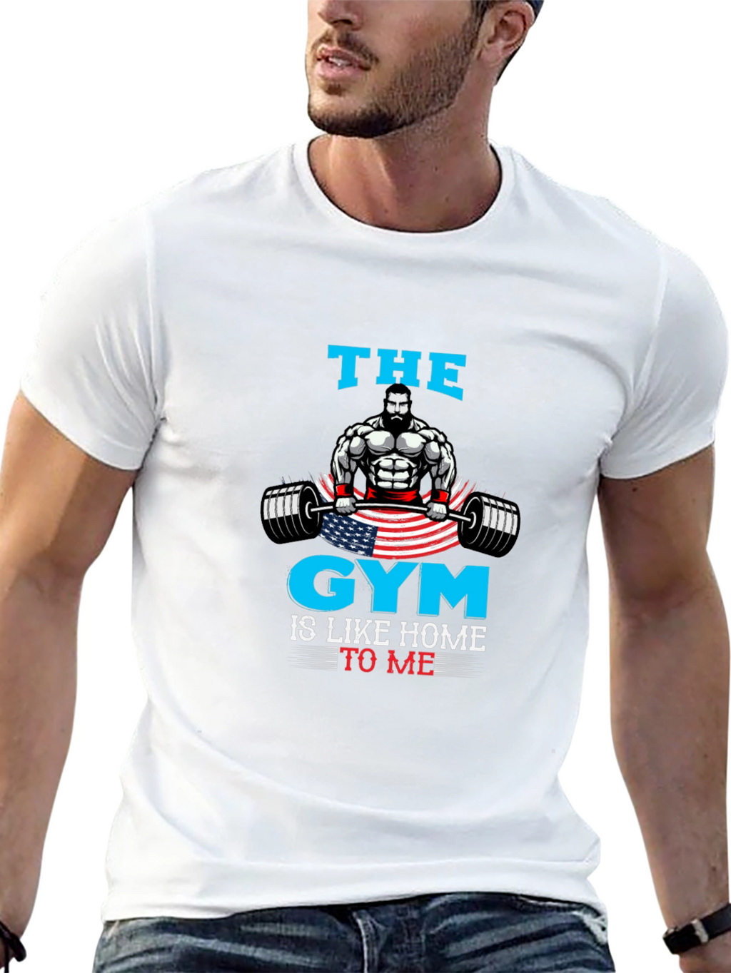 Gym Is Home Mens Graphic T-Shirt