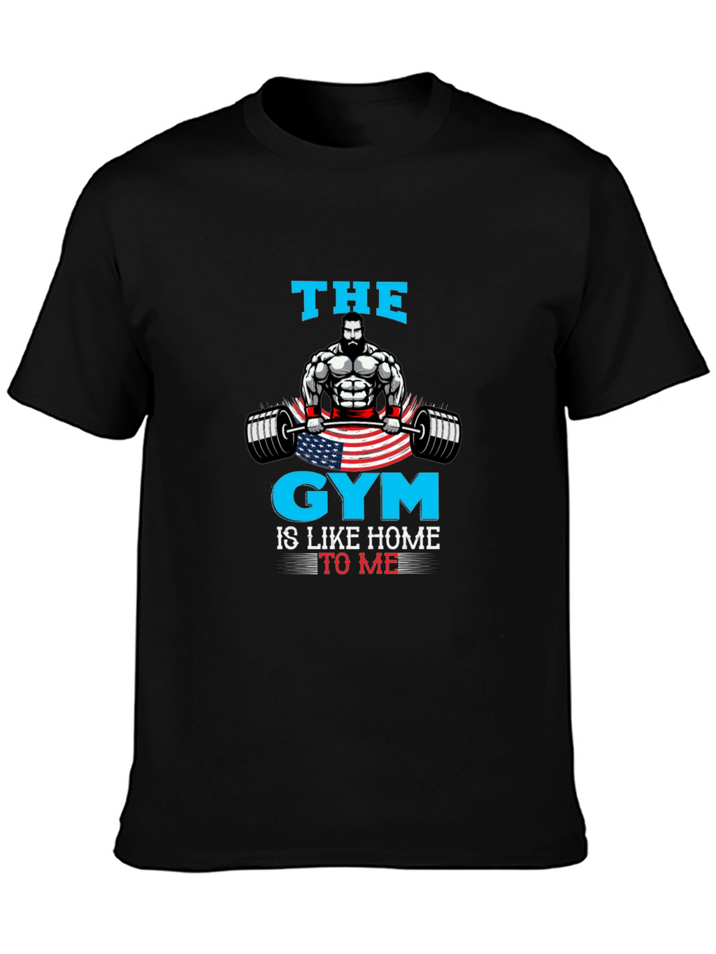 Gym Is Home Mens Graphic T-Shirt