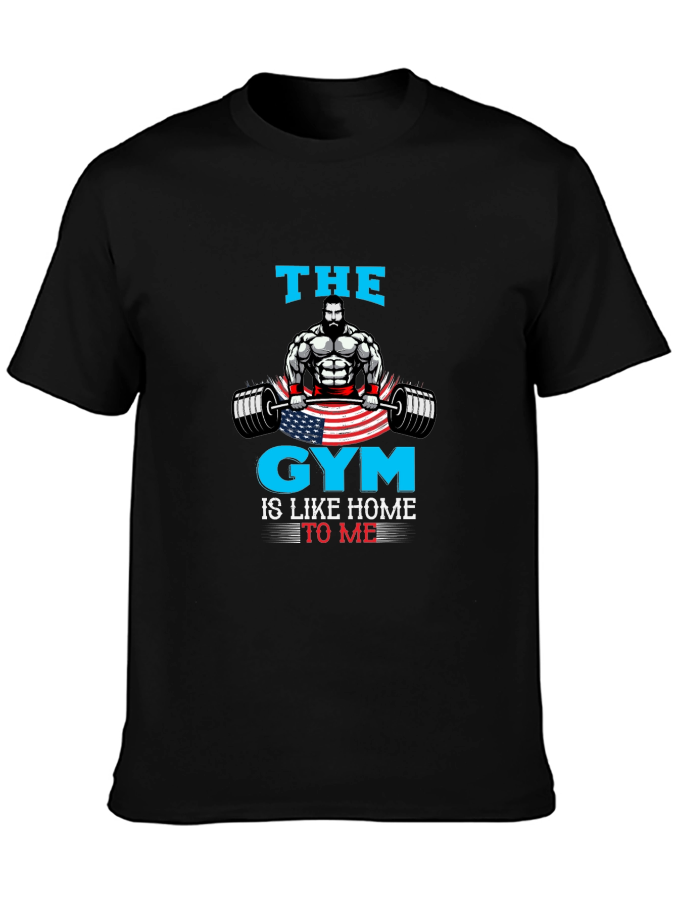 Gym Is Home Mens Graphic T-Shirt