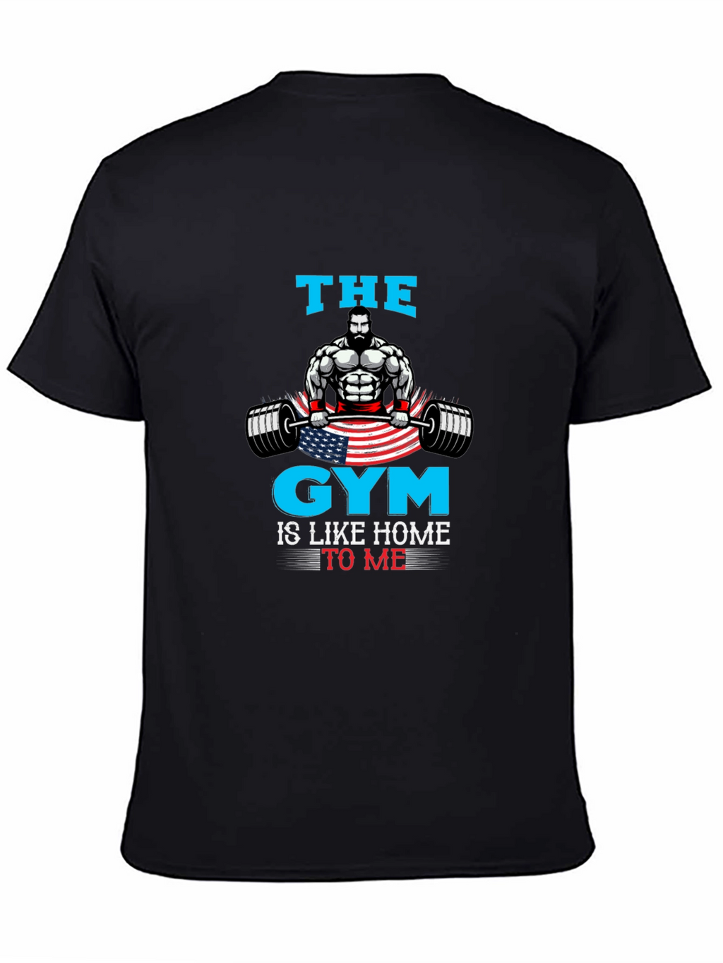 Gym Is Home Mens Graphic T-Shirt