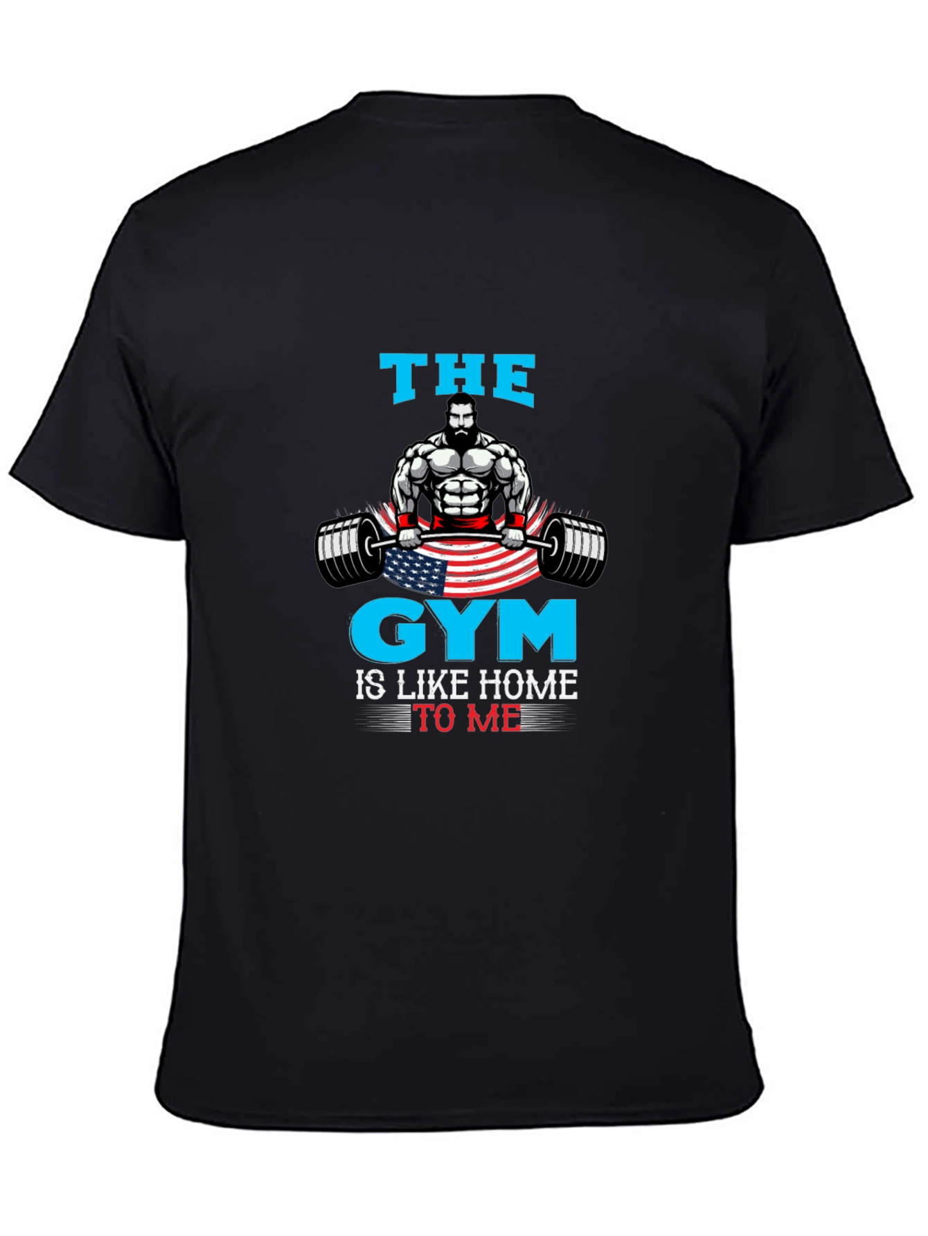 Gym Is Home Mens Graphic T-Shirt