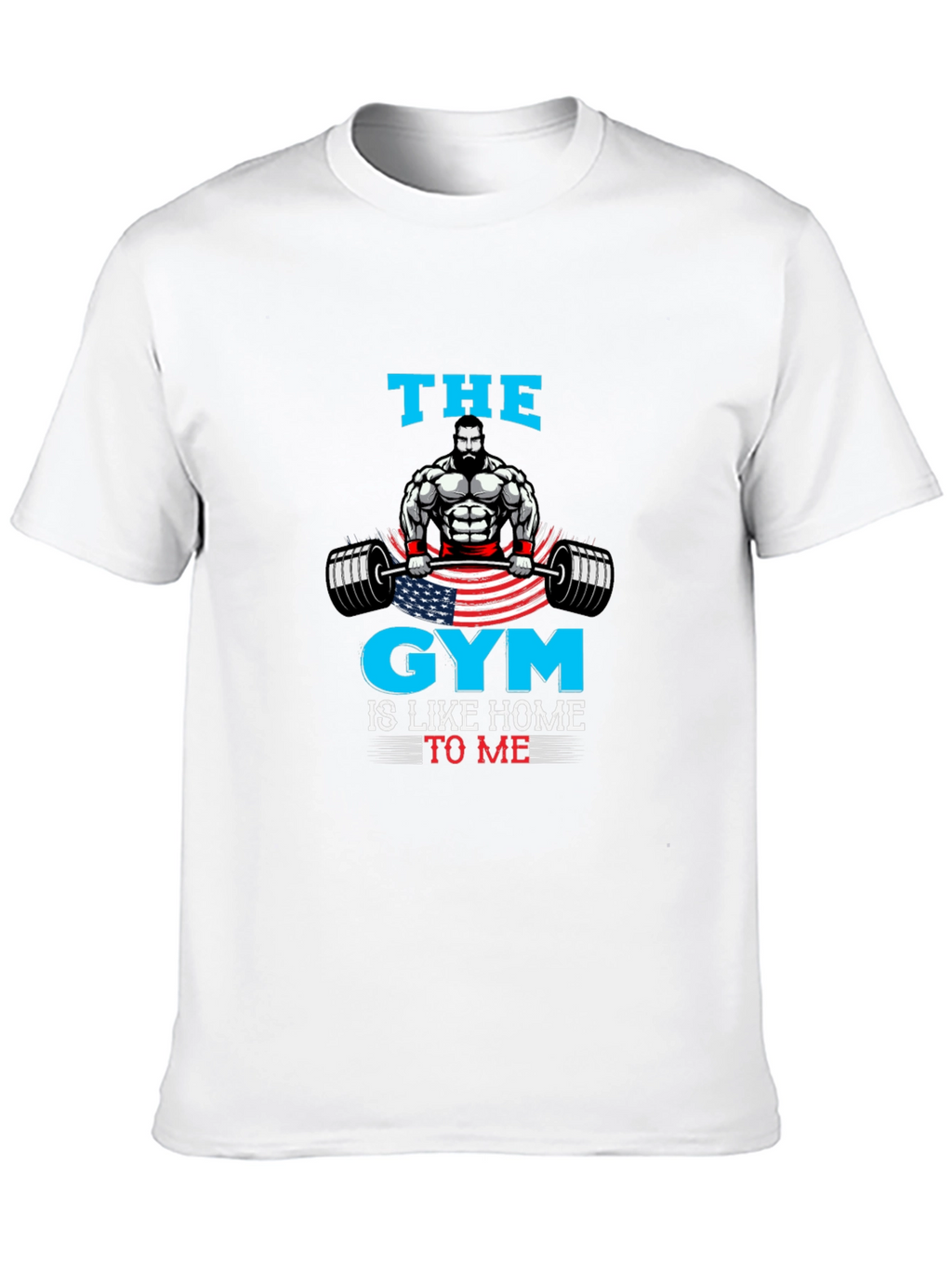 Gym Is Home Mens Graphic T-Shirt