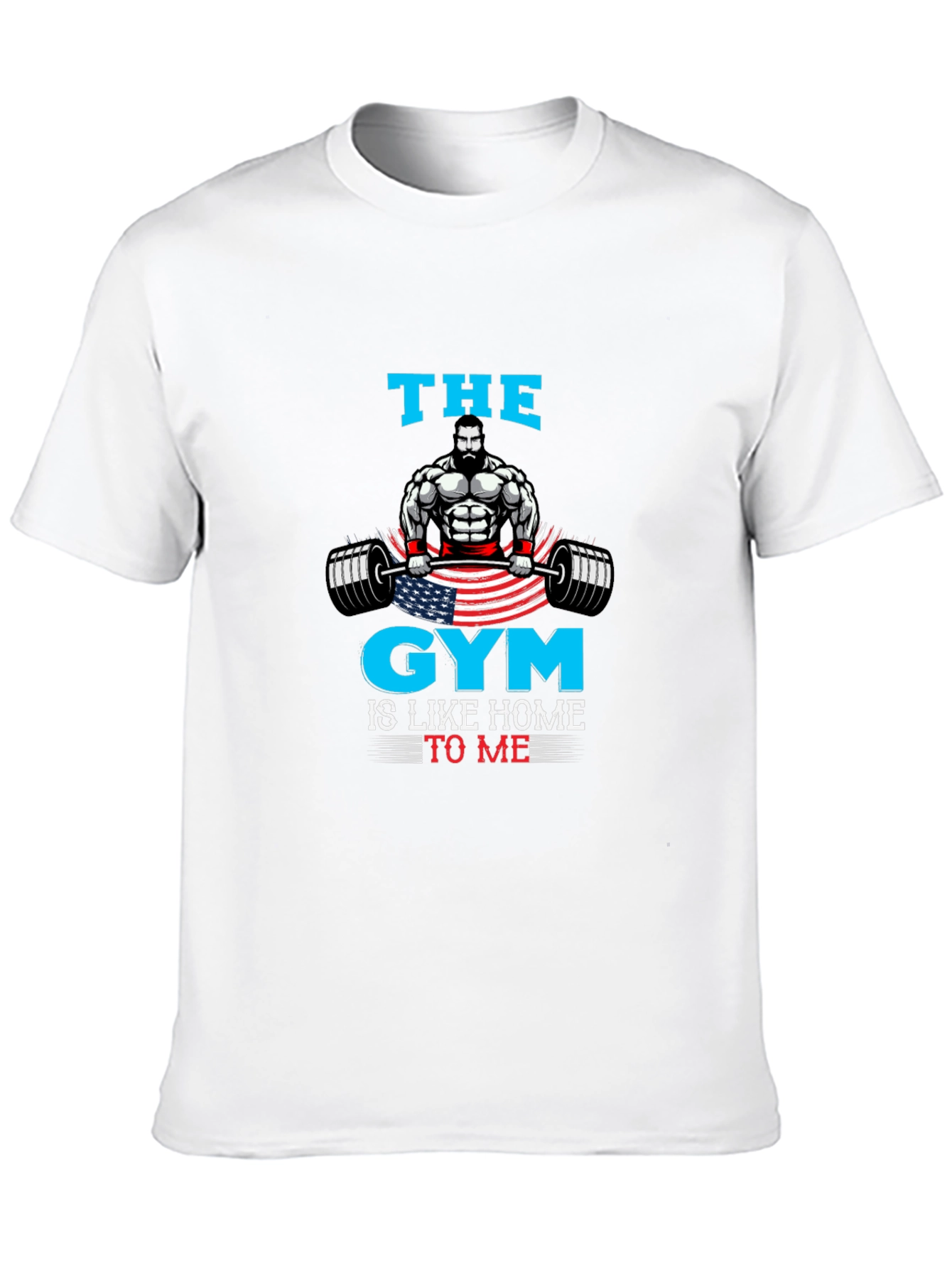 Gym Is Home Mens Graphic T-Shirt