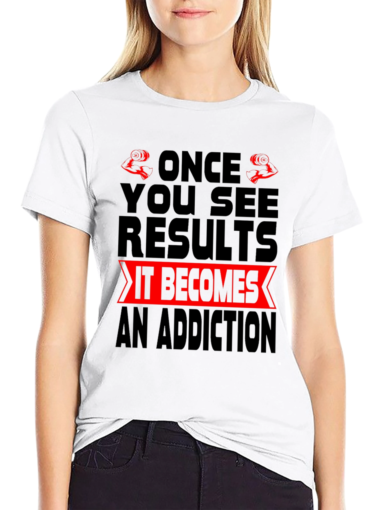 Gym Motivation T-Shirt - Once You See Results