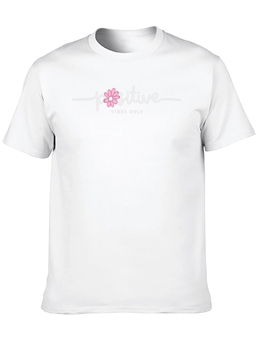Positive Vibes Only Black T-Shirt