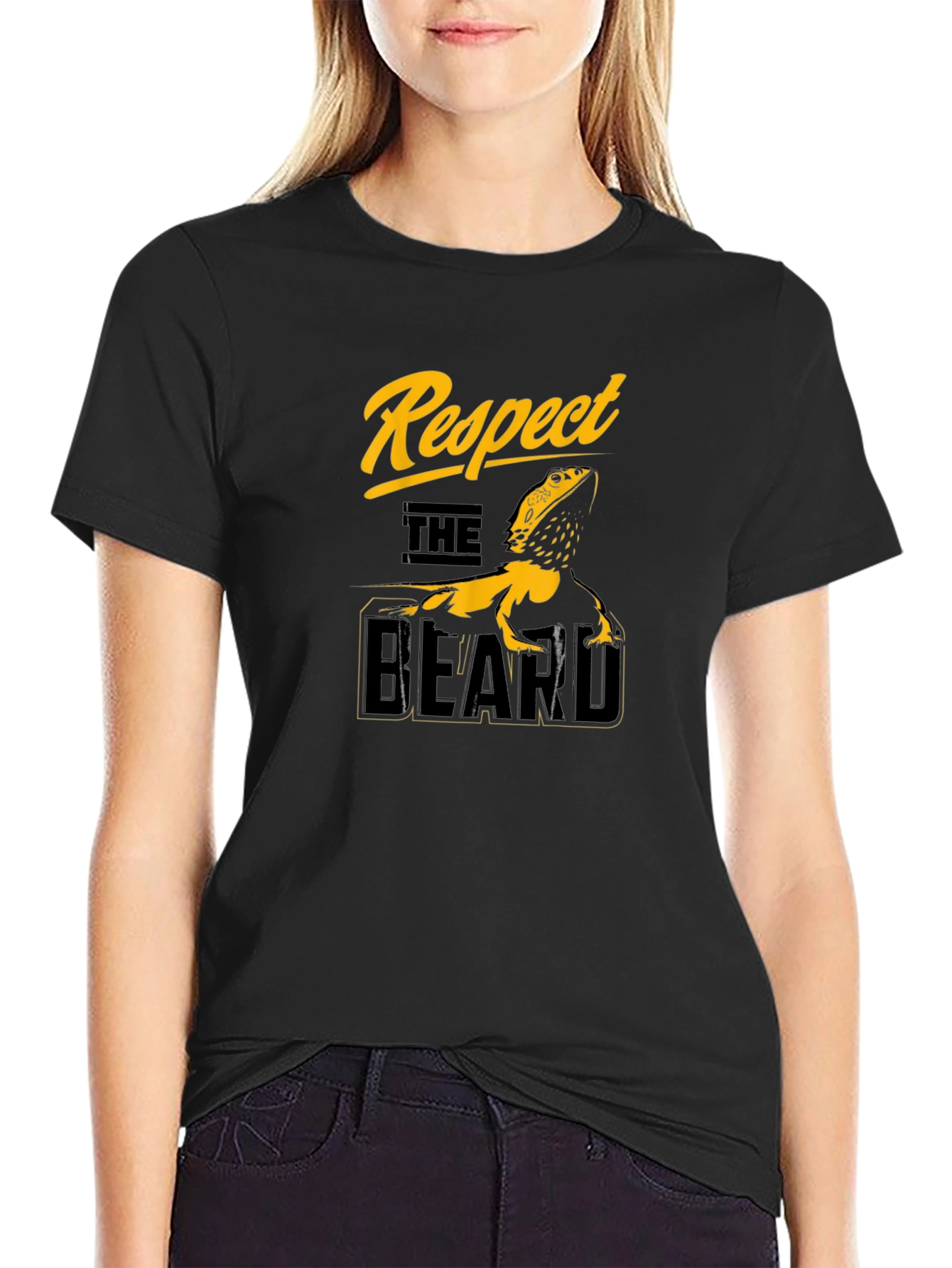 Respect The Beard - Bearded Dragon T-Shirt