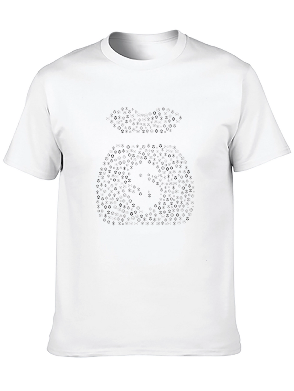 Black Graphic Tee - Dollar Sign Money Bag Design