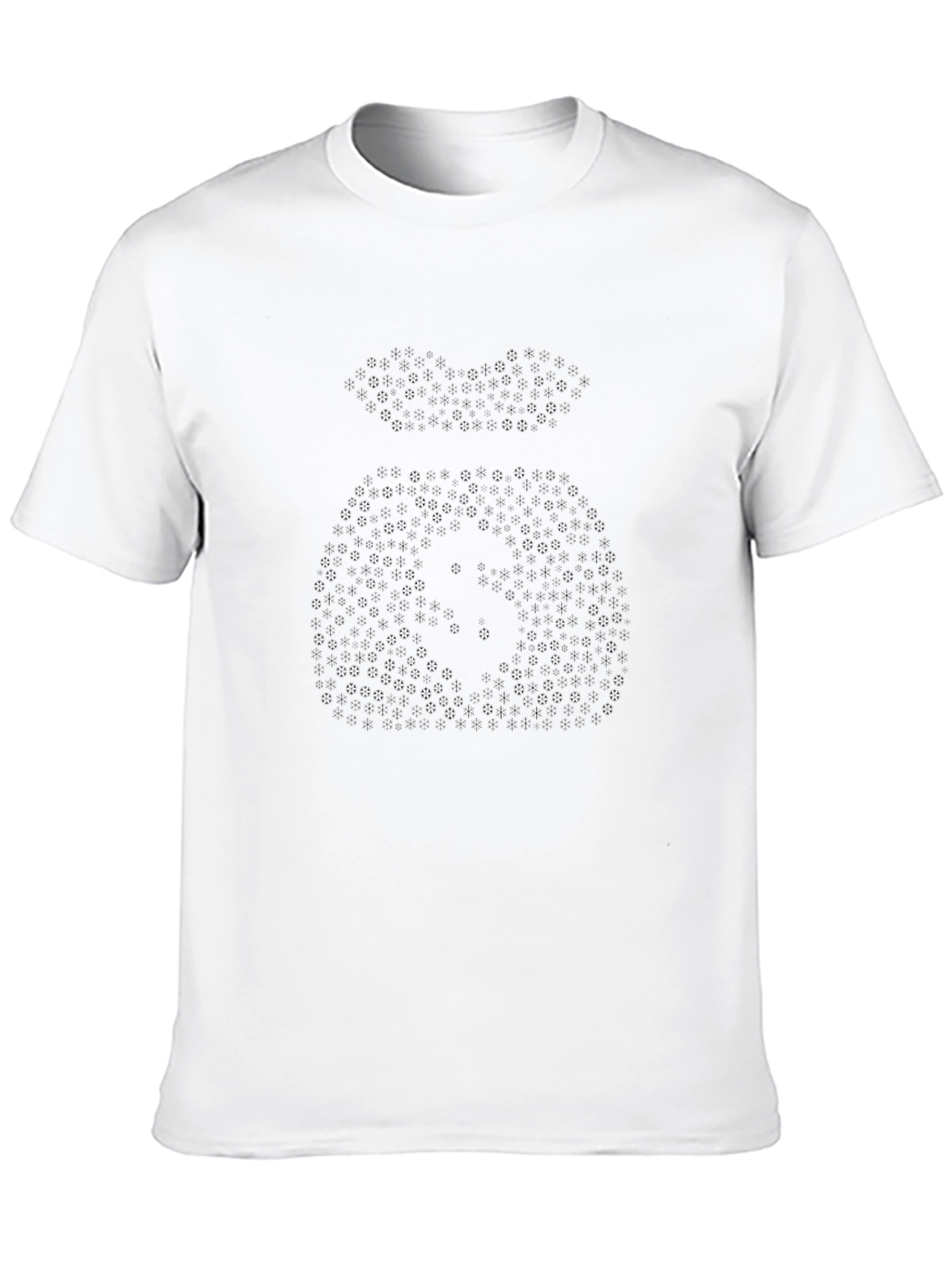 Black Graphic Tee - Dollar Sign Money Bag Design
