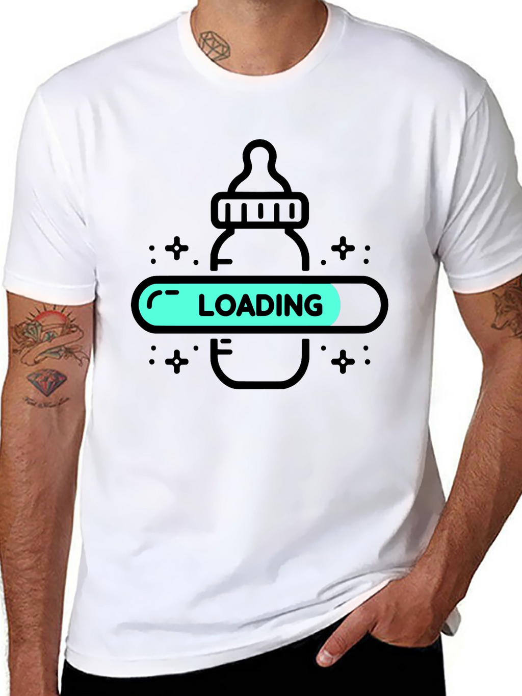 Baby Loading T-Shirt - Pregnancy Announcement Tee
