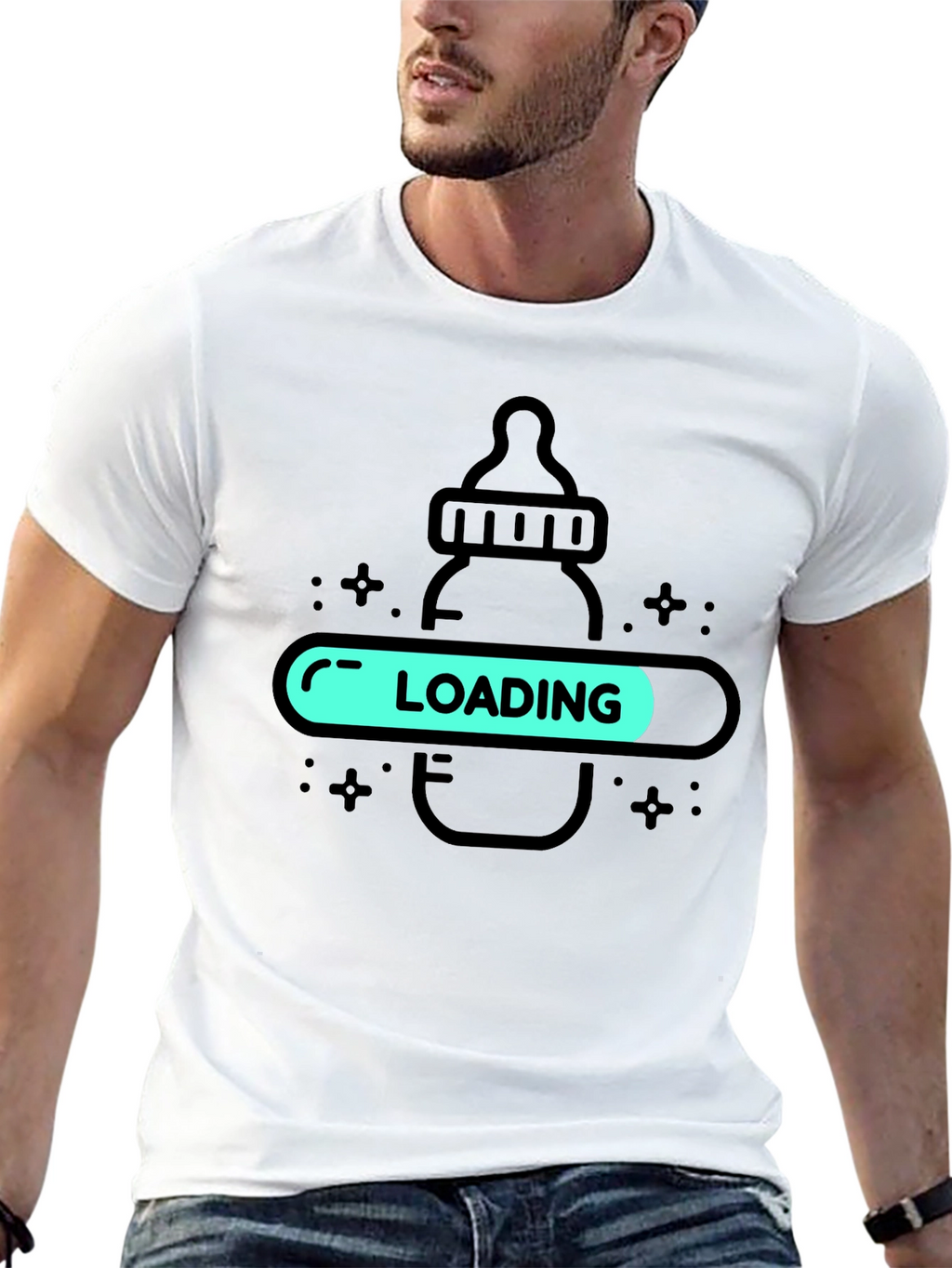 Baby Loading T-Shirt - Pregnancy Announcement Tee