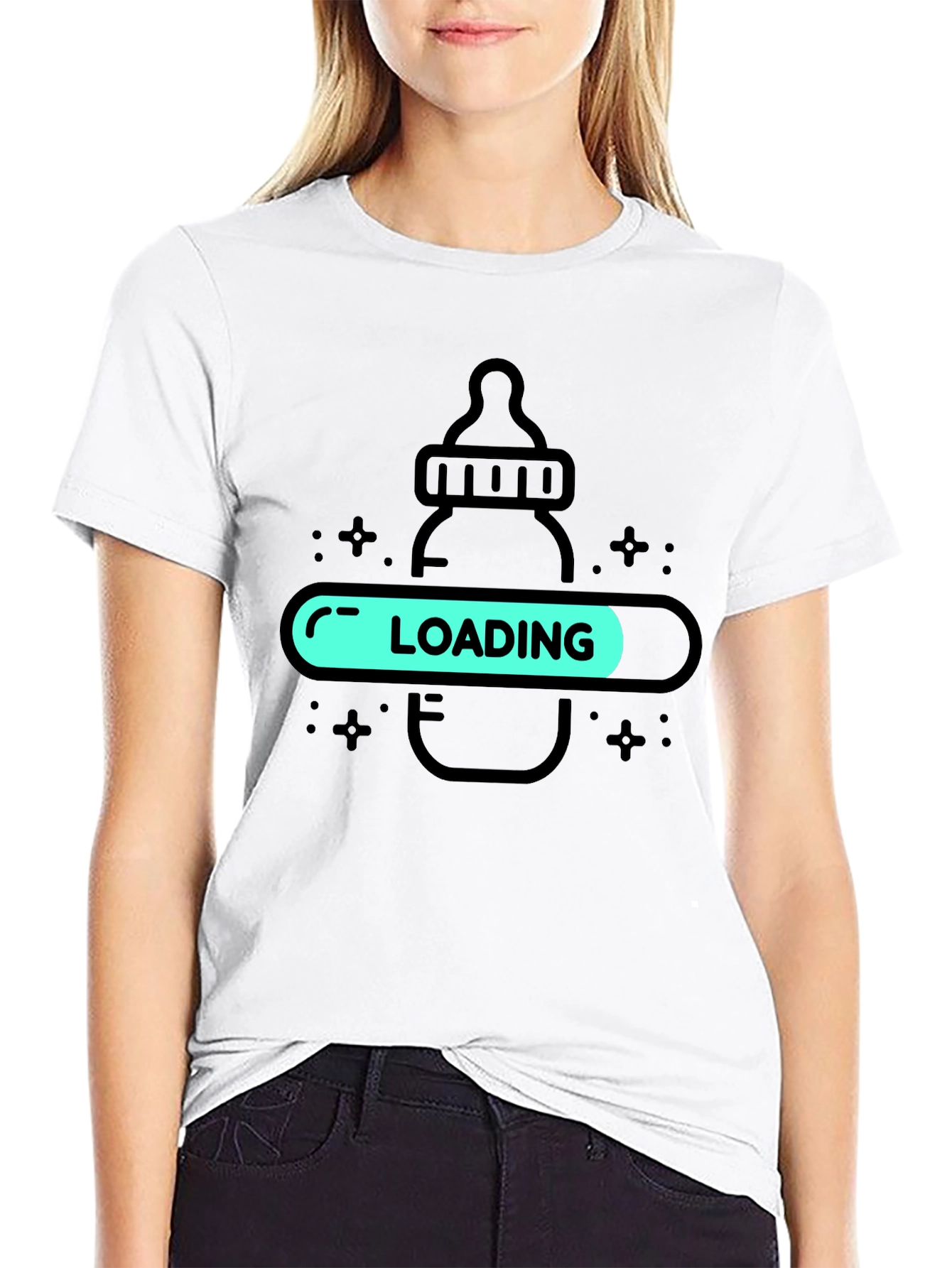 Baby Loading T-Shirt - Pregnancy Announcement Tee