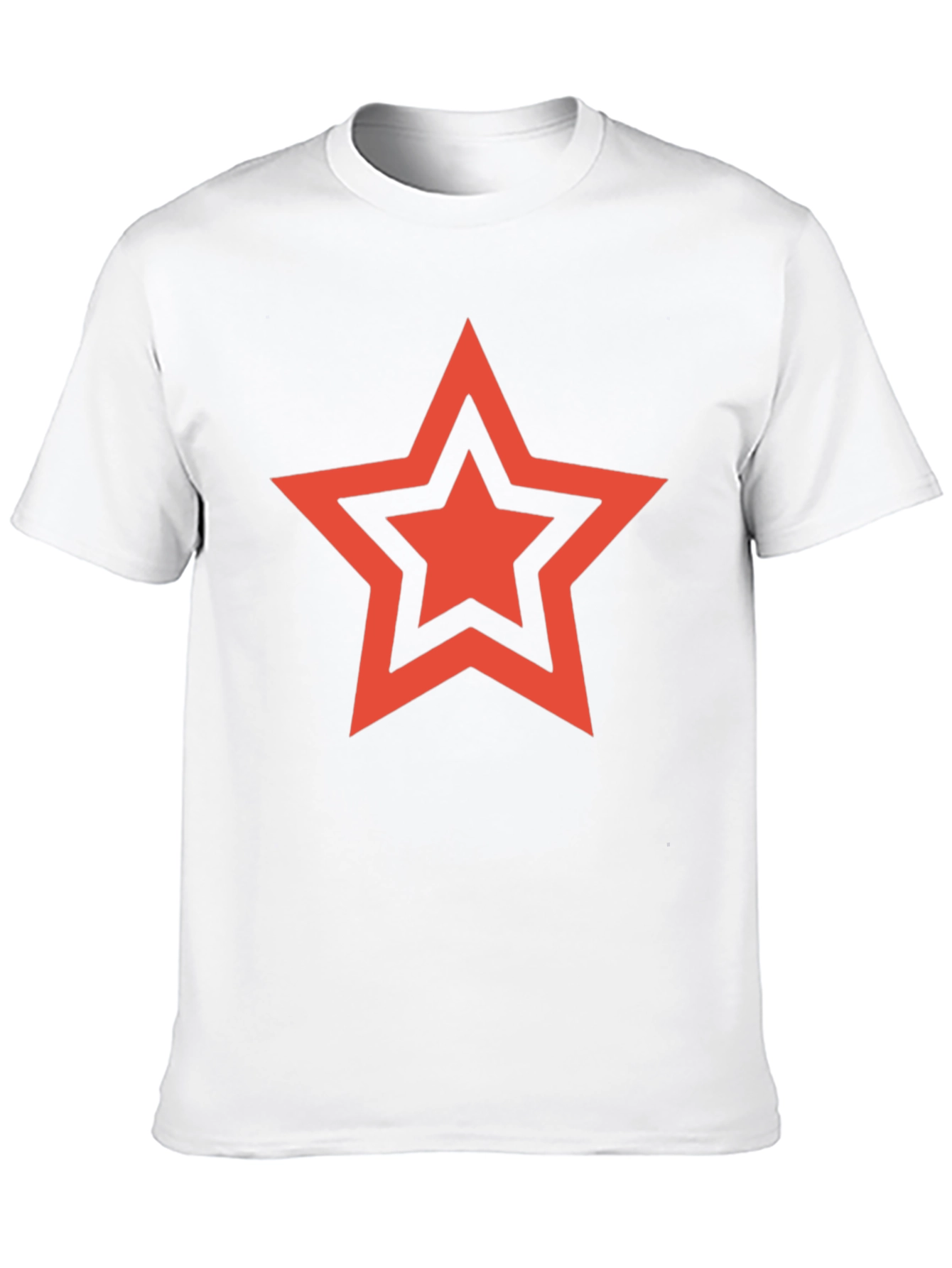 Red Star Graphic Black T-Shirt