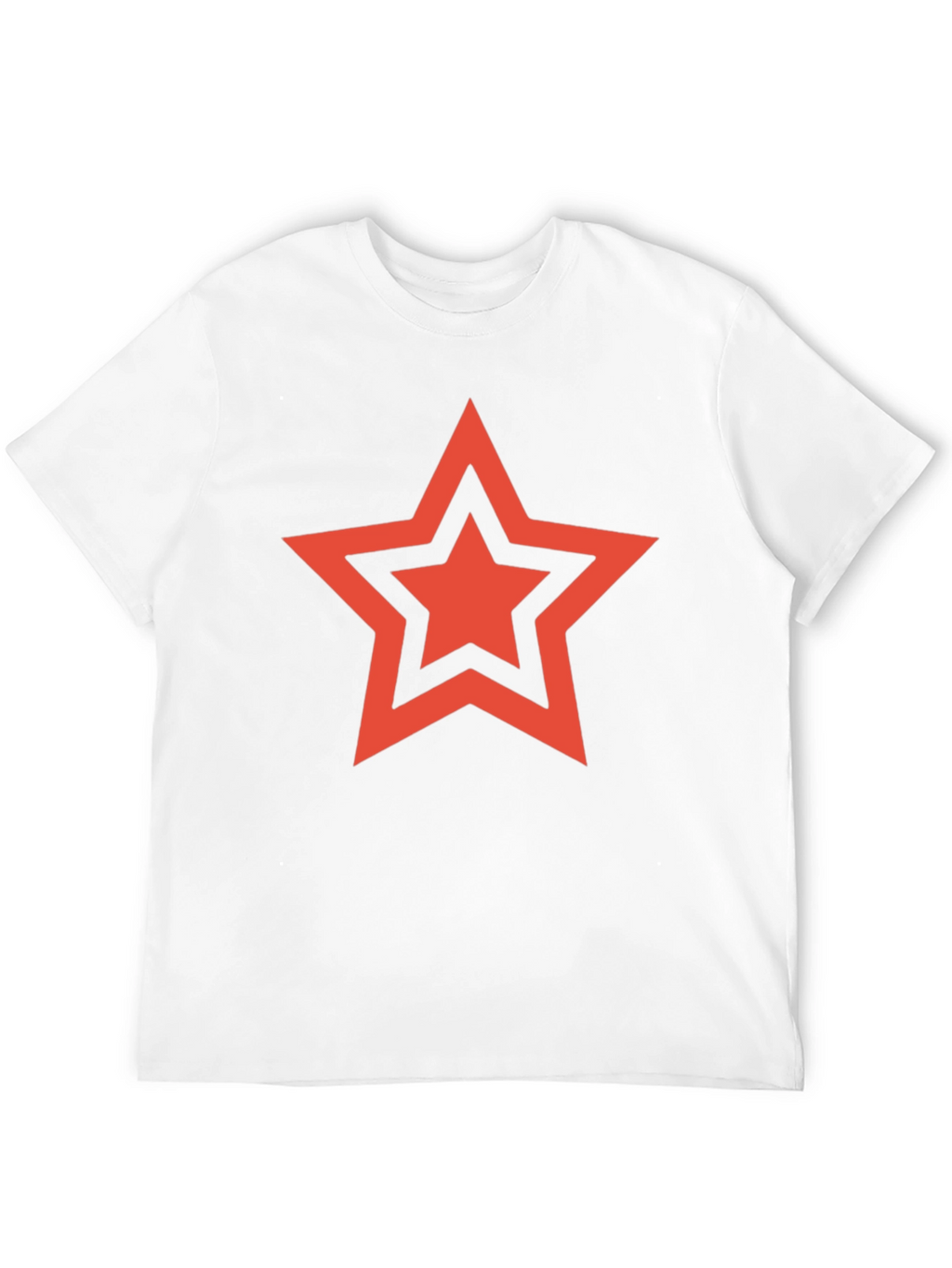 Red Star Graphic Black T-Shirt