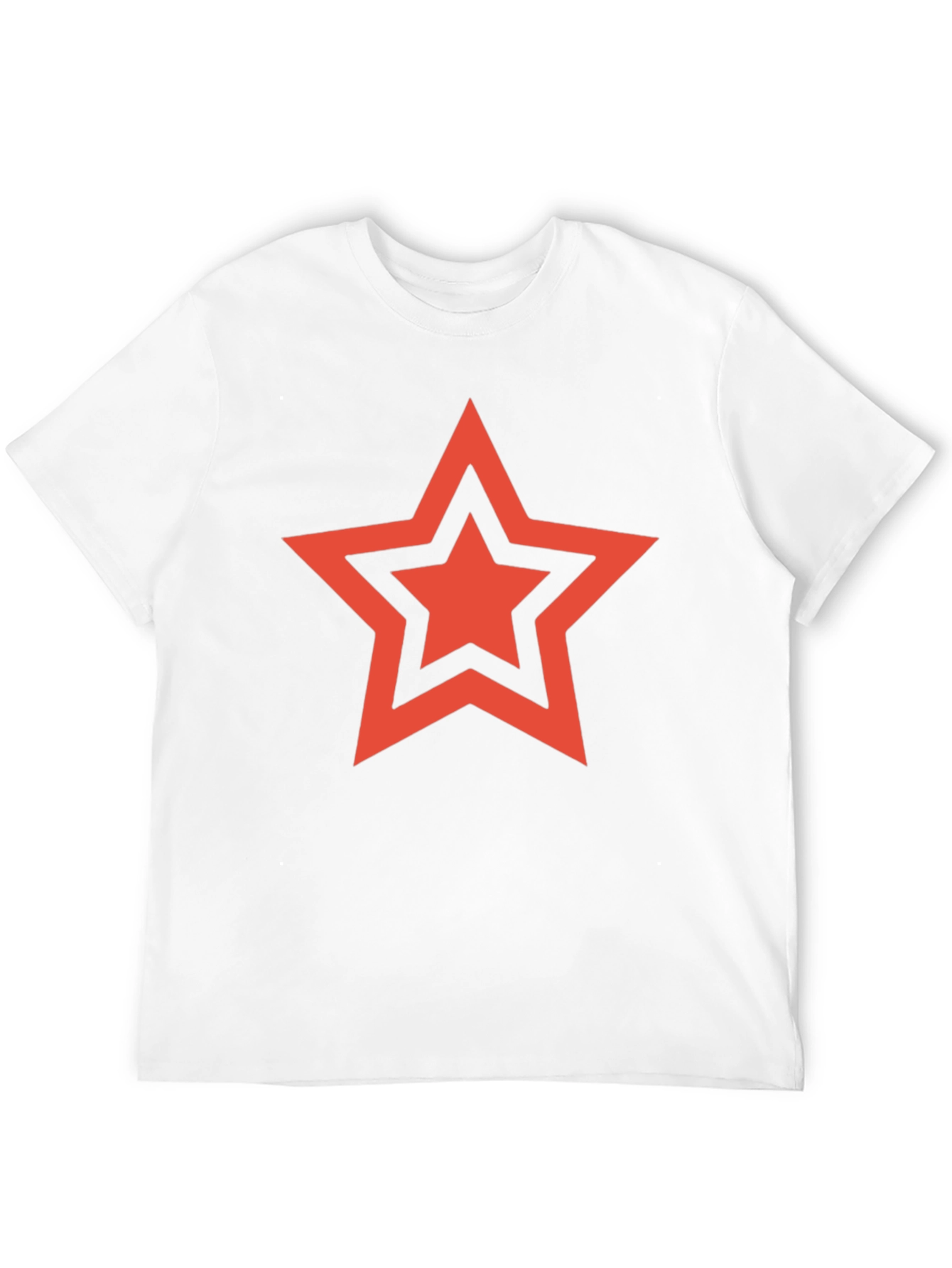 Red Star Graphic Black T-Shirt