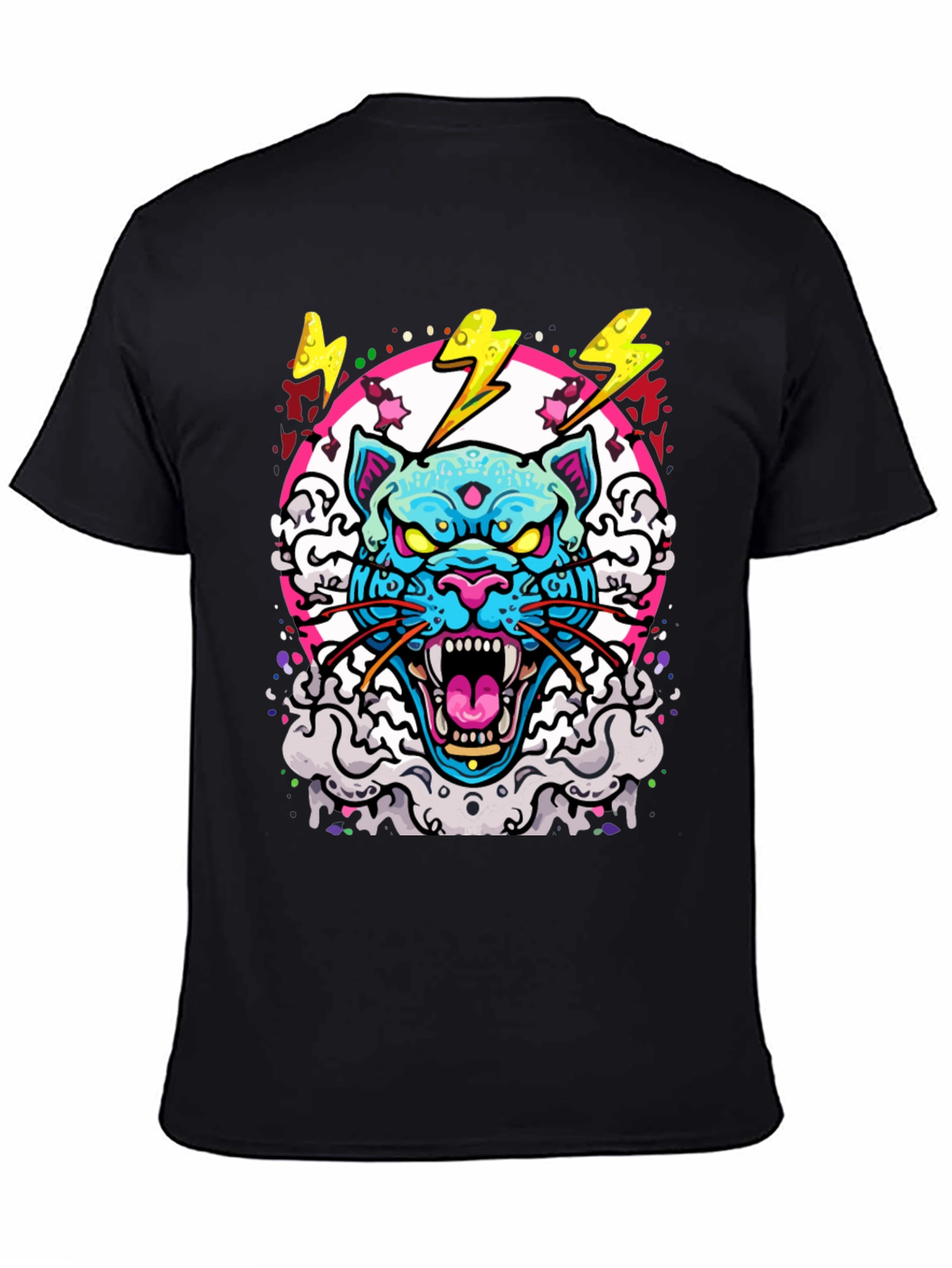 Cyberpunk Cat Graphic Tee