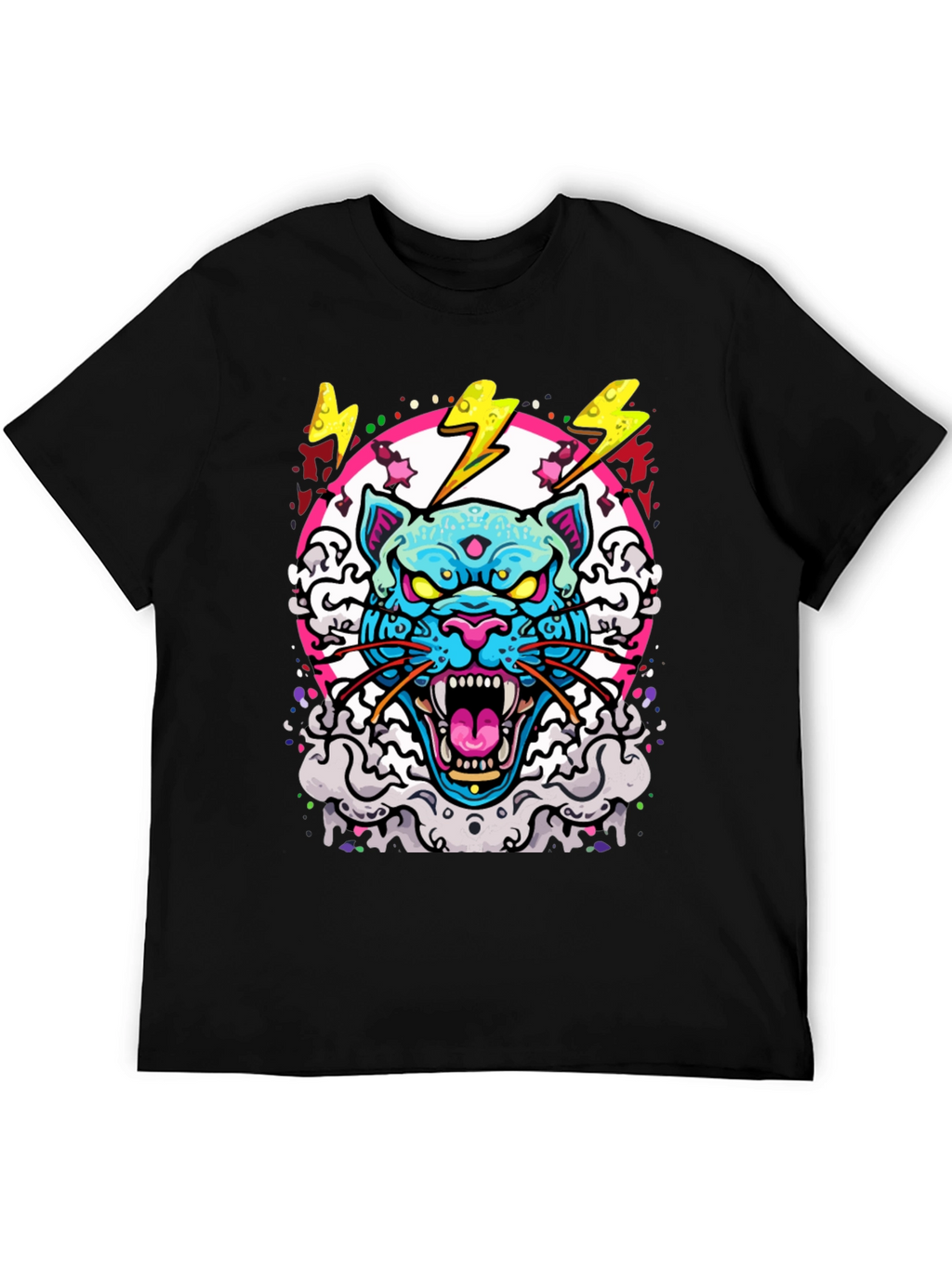 Cyberpunk Cat Graphic Tee