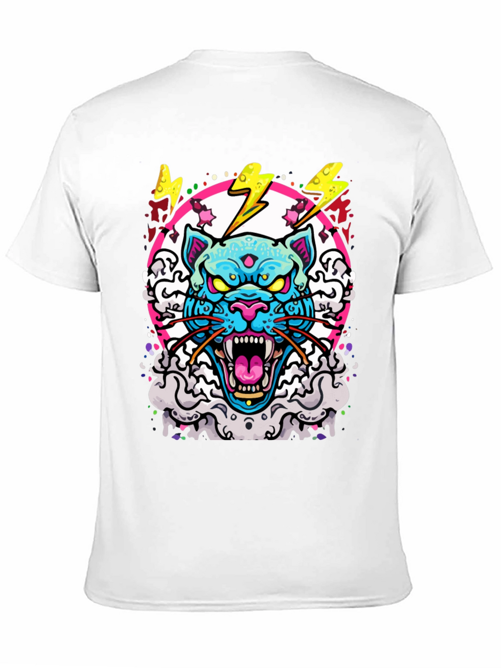 Cyberpunk Cat Graphic Tee