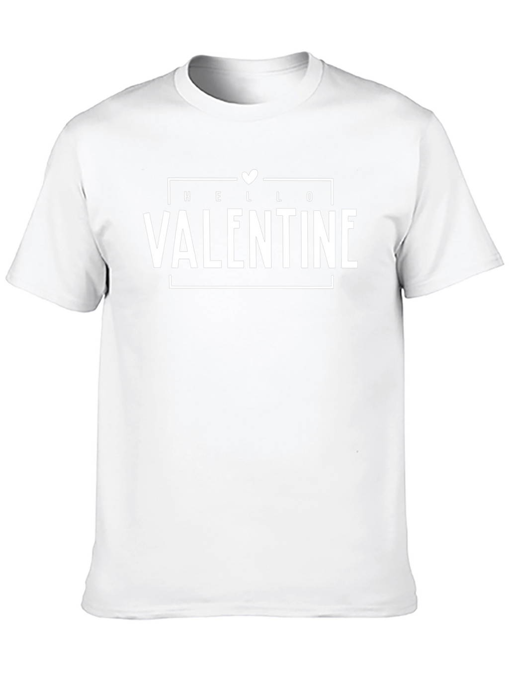 Hello Valentine Graphic T-Shirt - Black