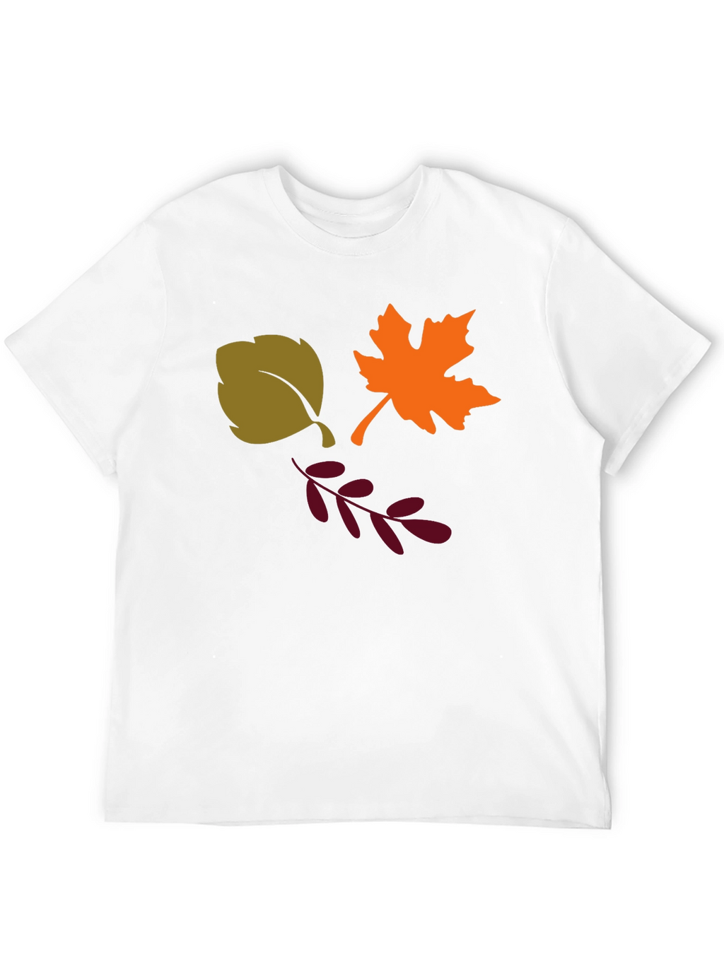 Autumn Leaves Graphic Tee - Black
