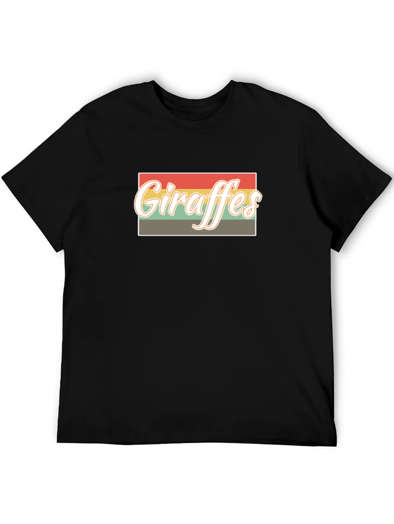 Retro Giraffes T-Shirt - Vintage Style Graphic Tee
