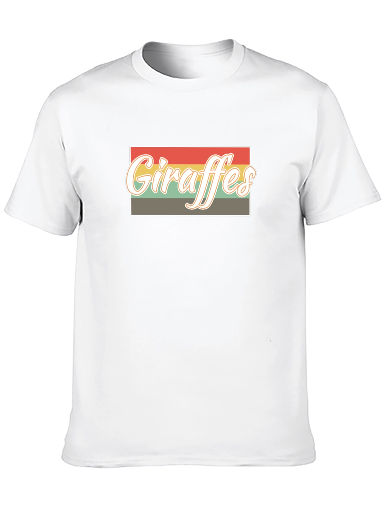 Retro Giraffes T-Shirt - Vintage Style Graphic Tee