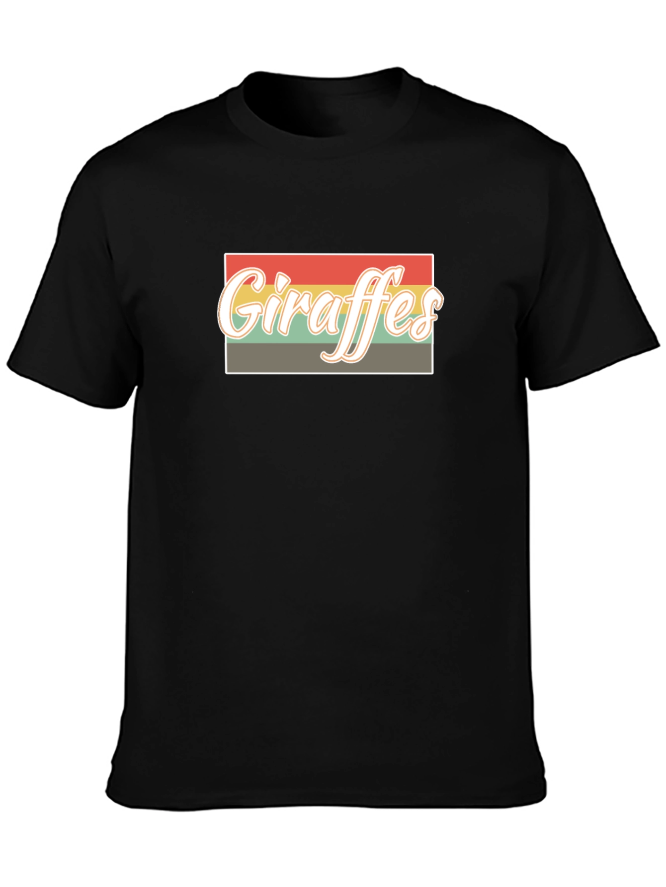 Retro Giraffes T-Shirt - Vintage Style Graphic Tee