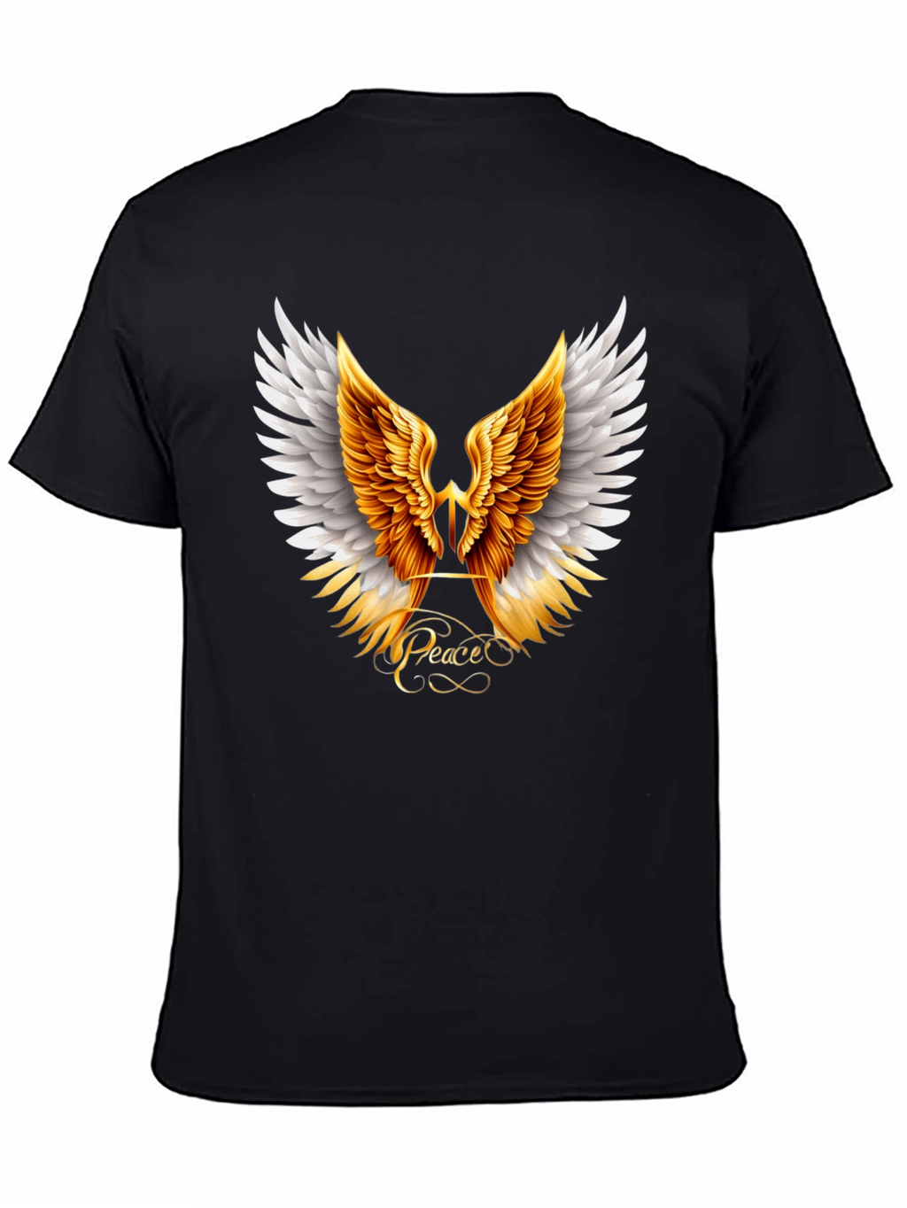 Peace Wings Graphic Tee - Stylish Comfort