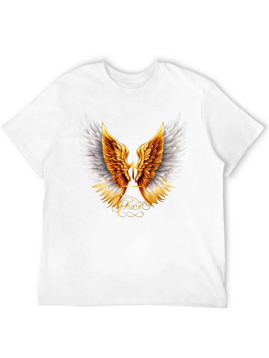 Peace Wings Graphic Tee - Stylish Comfort