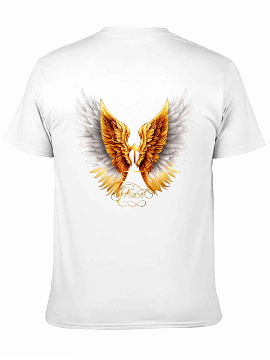 Peace Wings Graphic Tee - Stylish Comfort