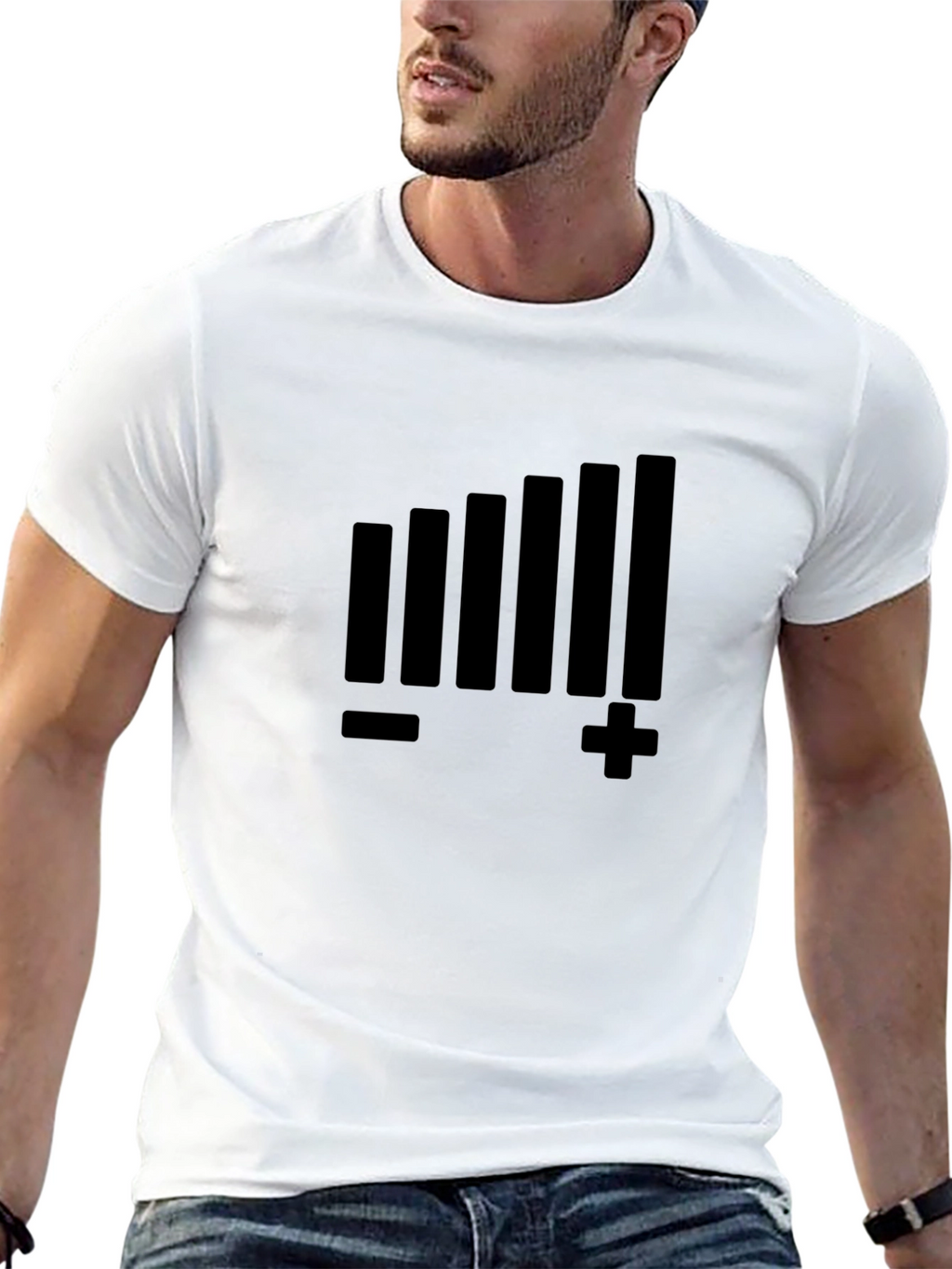 Volume Control Graphic Tee - Black T-Shirt