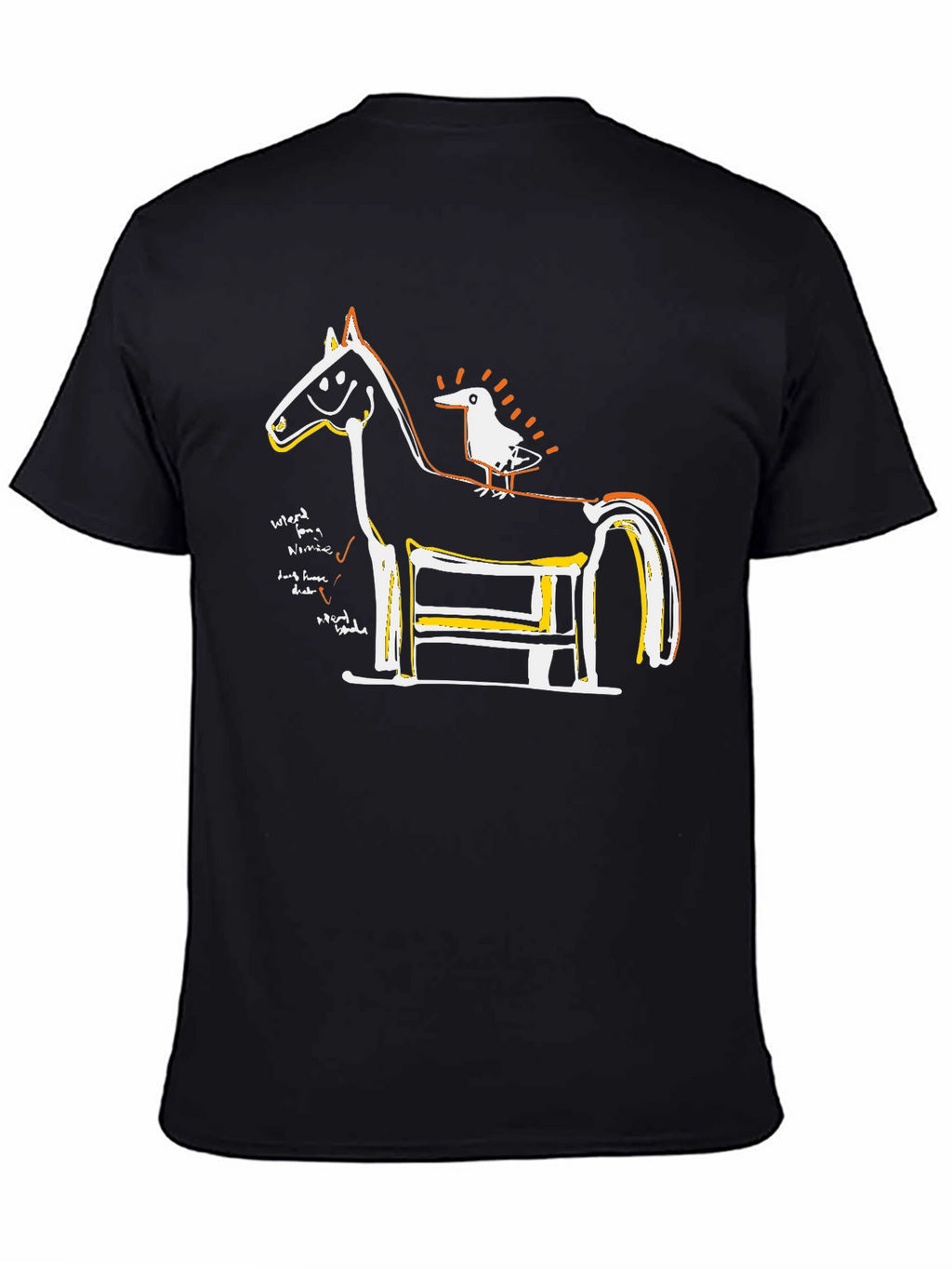 Horse & Bird Graphic T-Shirt