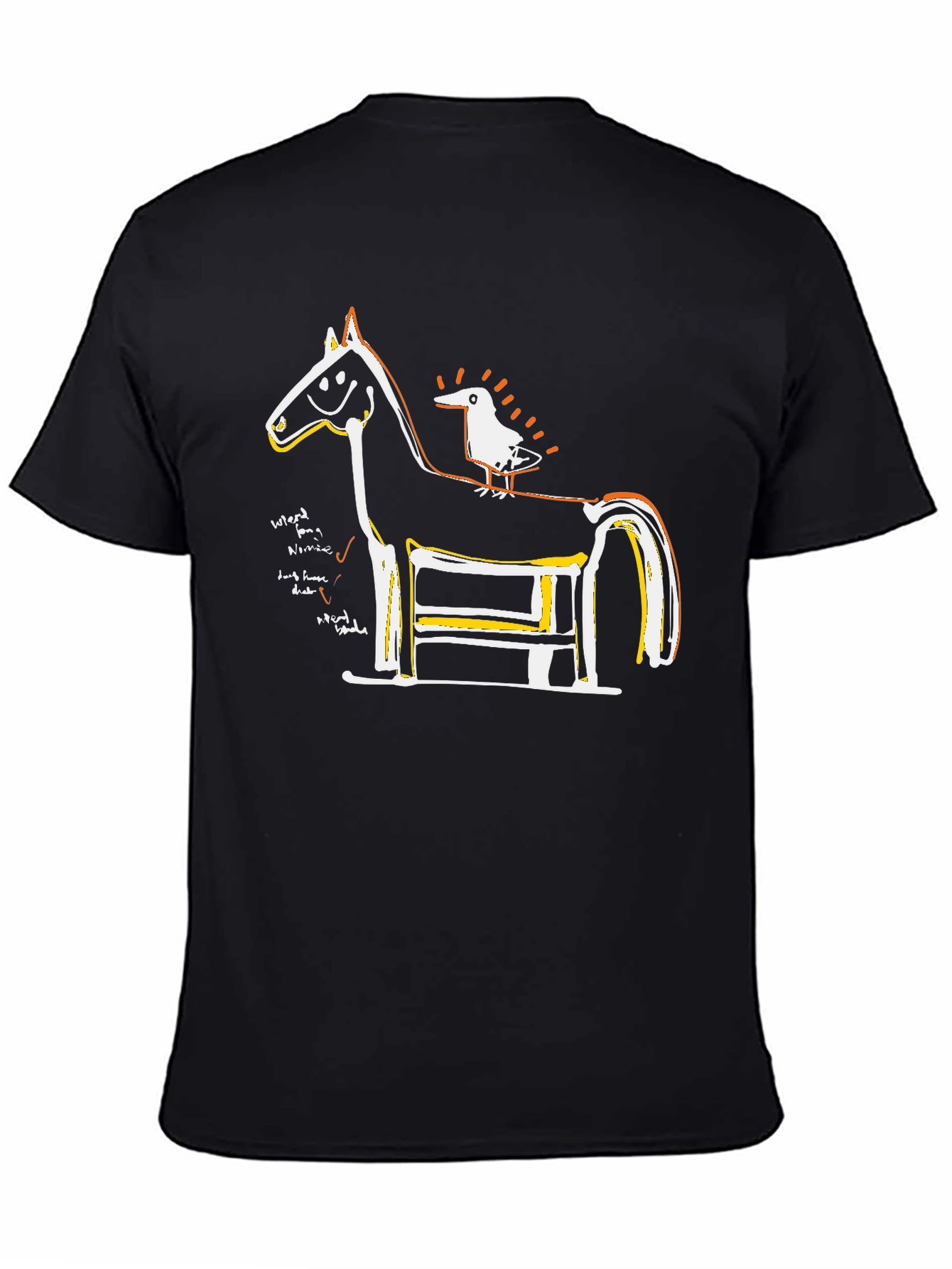 Horse & Bird Graphic T-Shirt