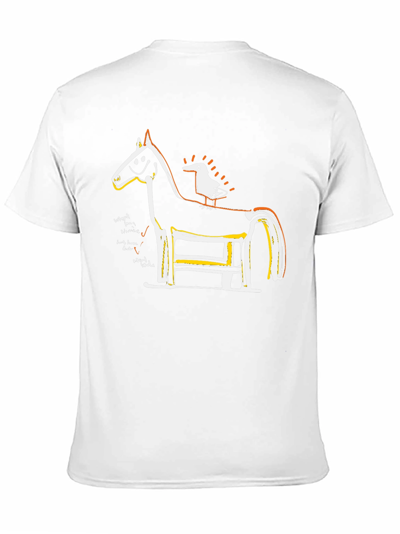Horse & Bird Graphic T-Shirt