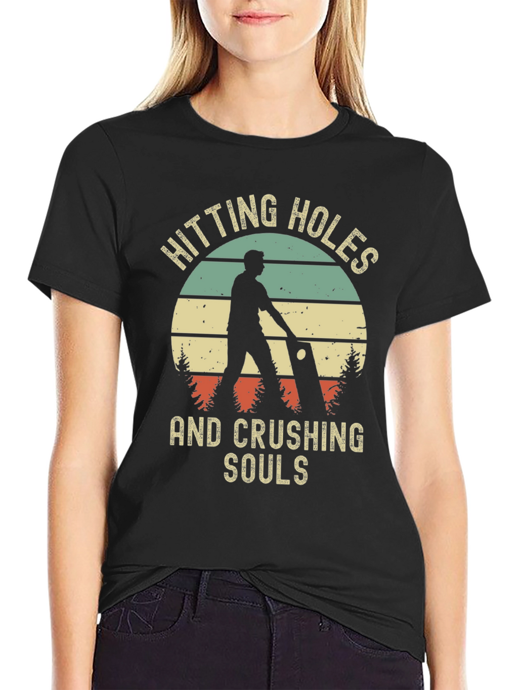 Hitting Holes and Crushing Souls Graphic Tee
