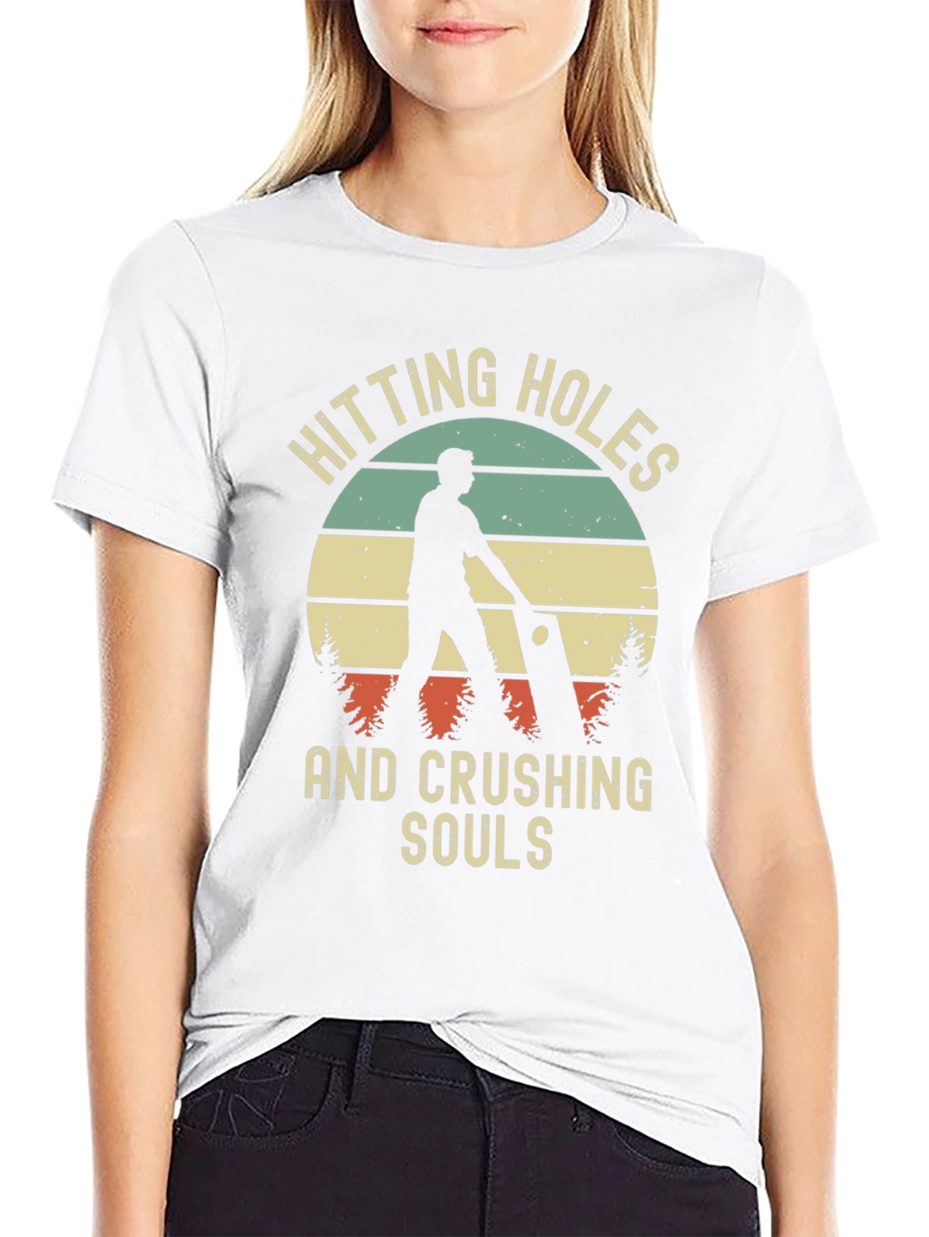 Hitting Holes and Crushing Souls Graphic Tee