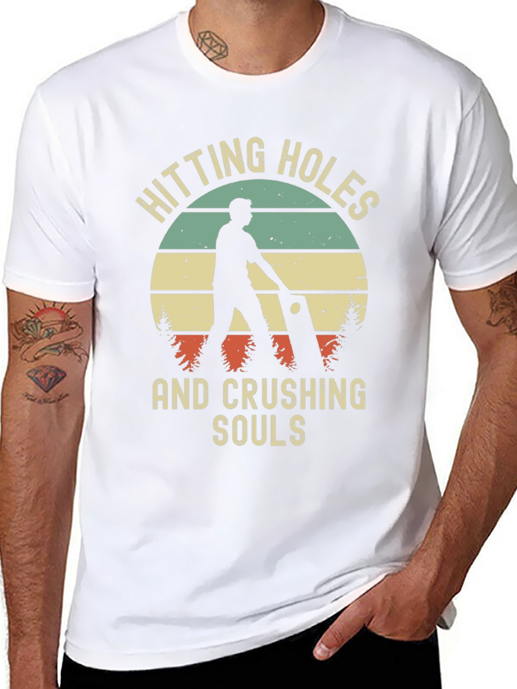 Hitting Holes and Crushing Souls Graphic Tee