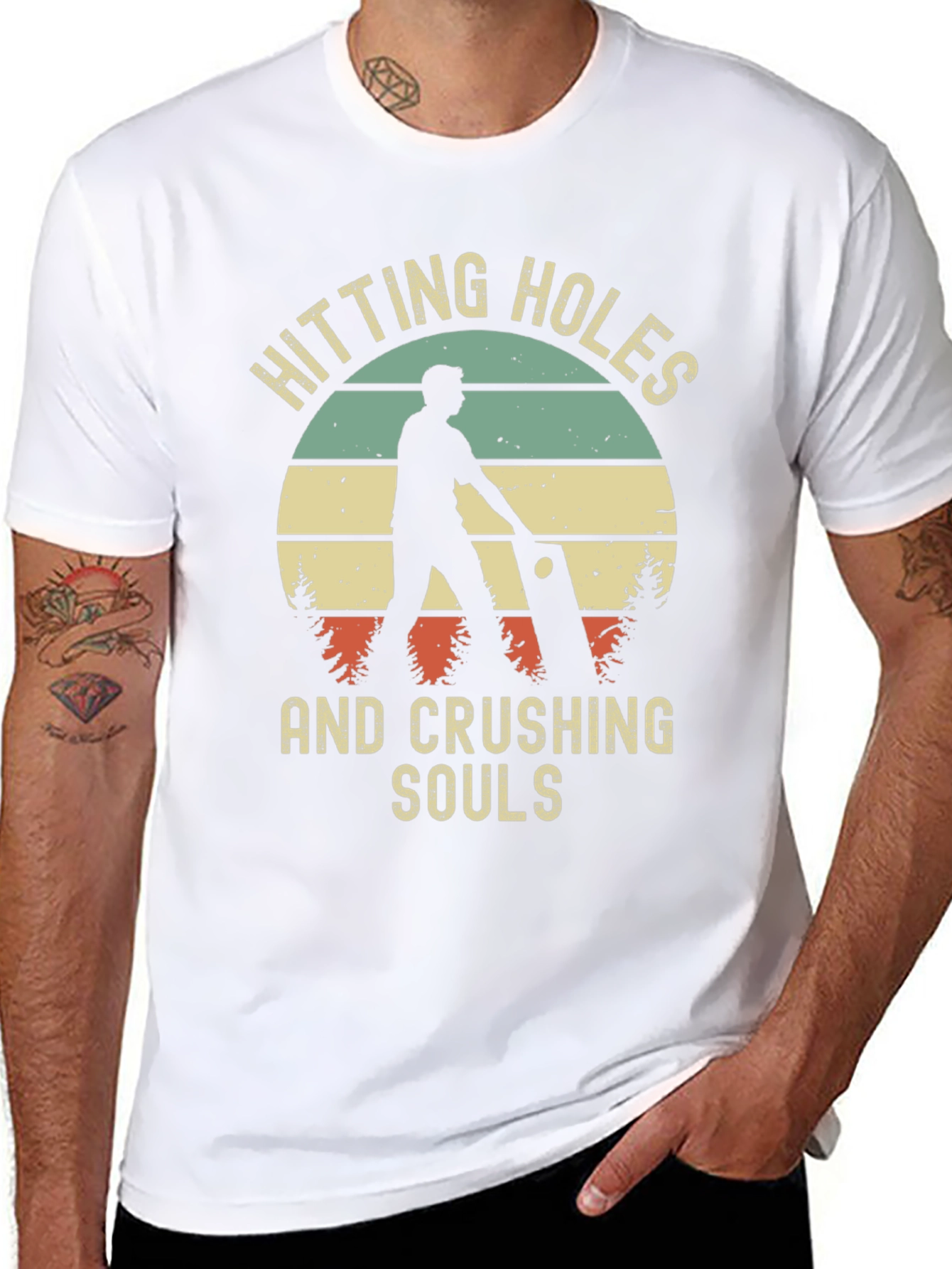 Hitting Holes and Crushing Souls Graphic Tee