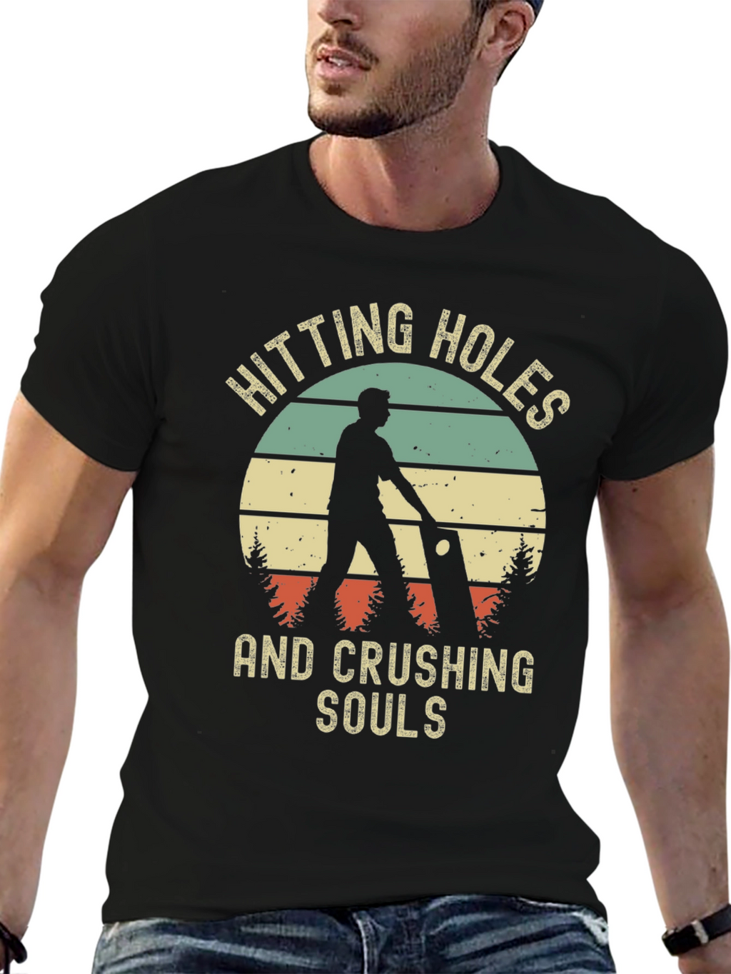 Hitting Holes and Crushing Souls Graphic Tee