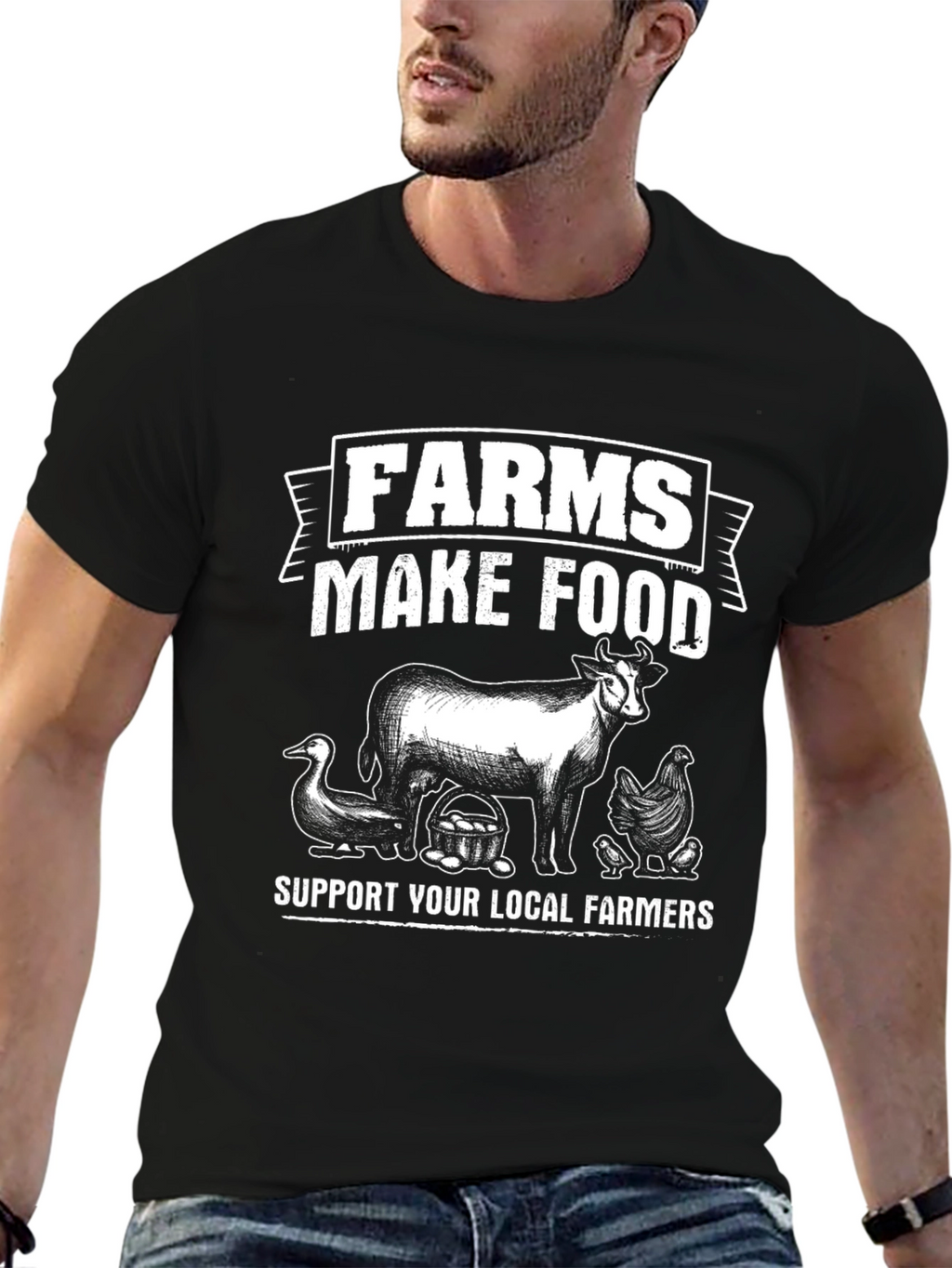 Farms Make Food T-Shirt