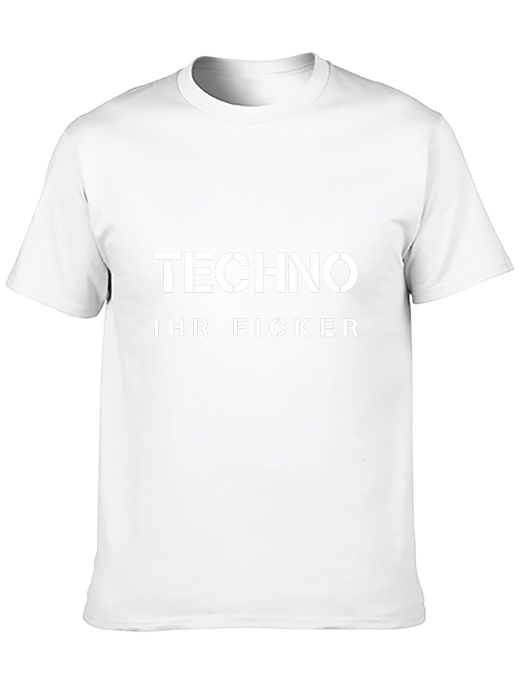 Techno Music Fan Black Tee