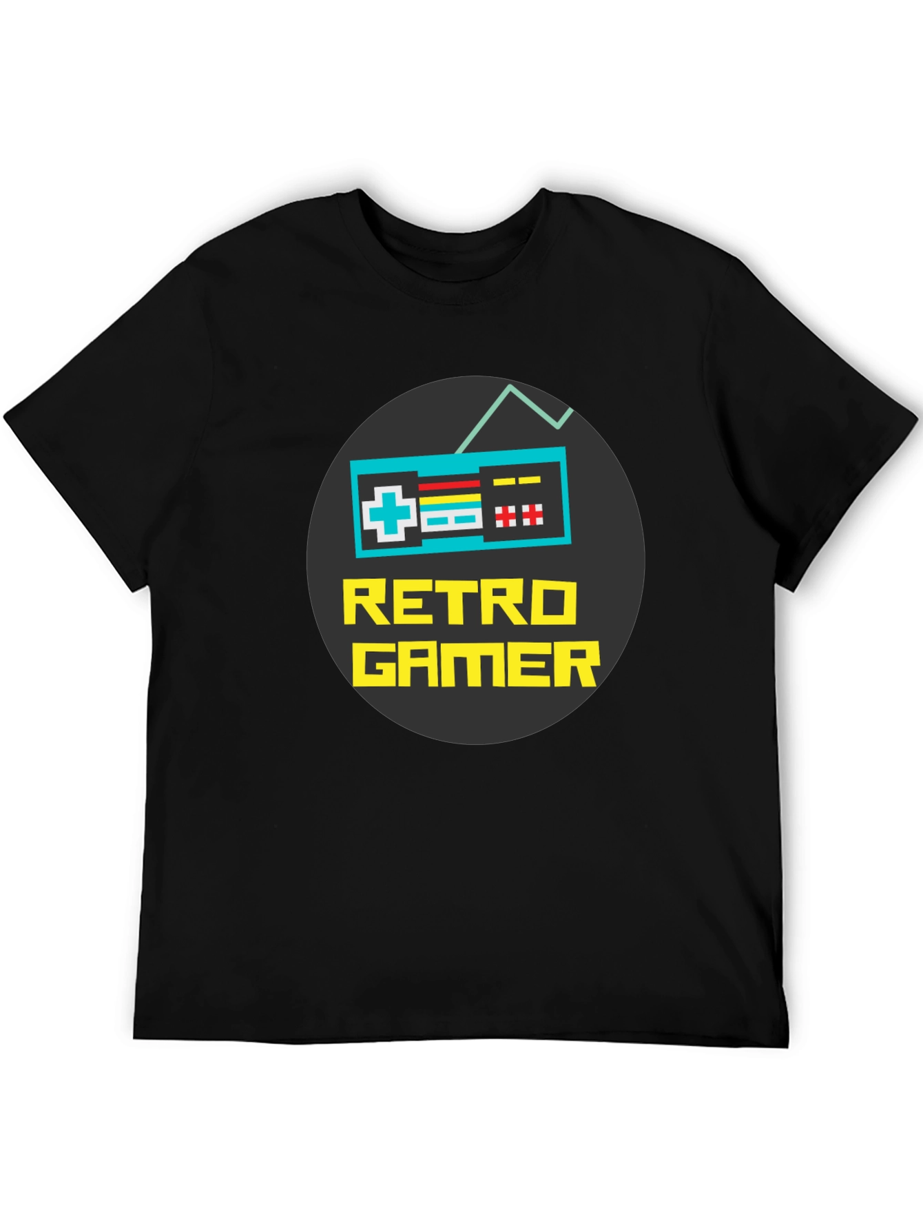 Retro Gamer Graphic T-Shirt - Classic Console Style