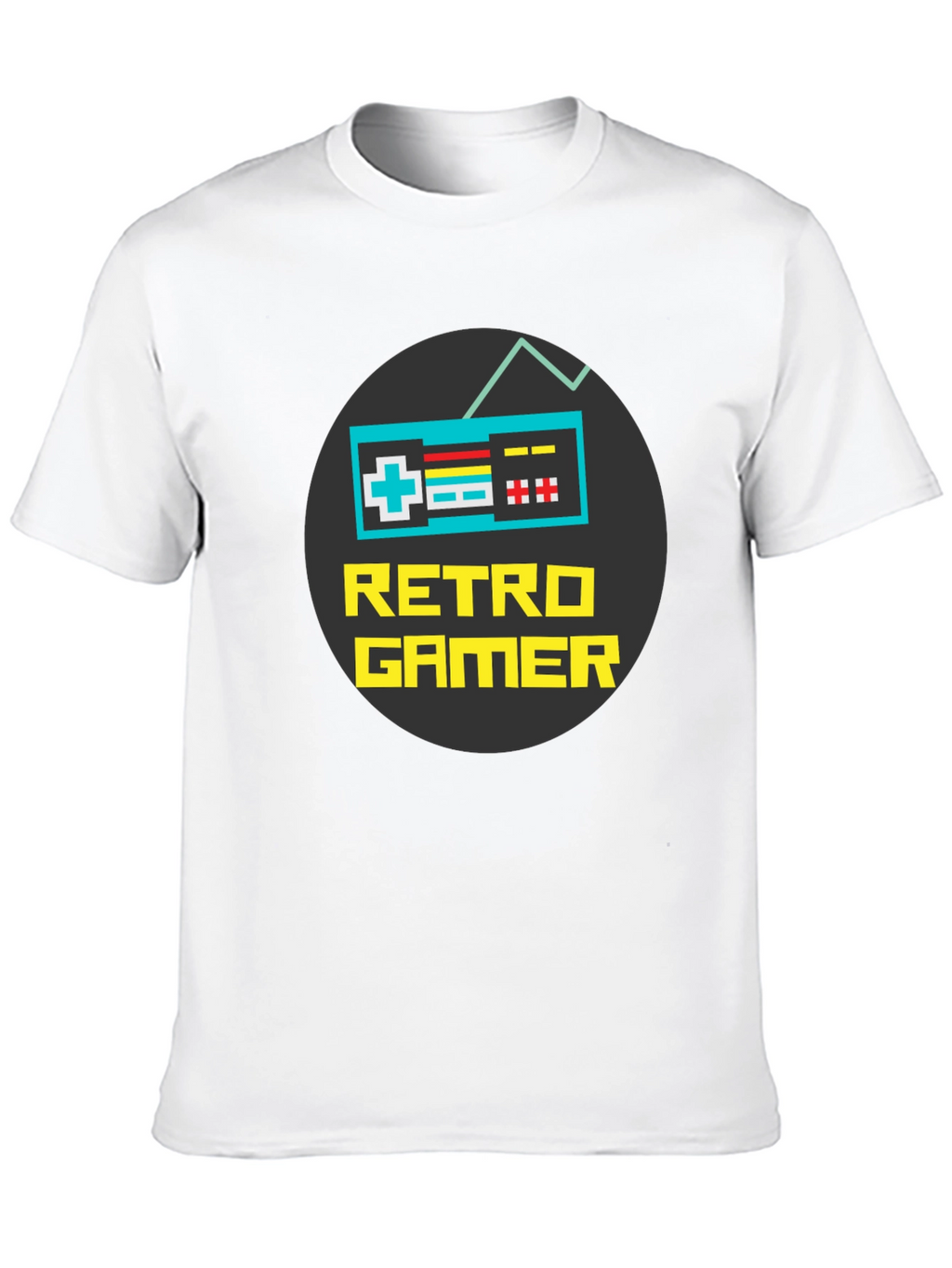 Retro Gamer Graphic T-Shirt - Classic Console Style
