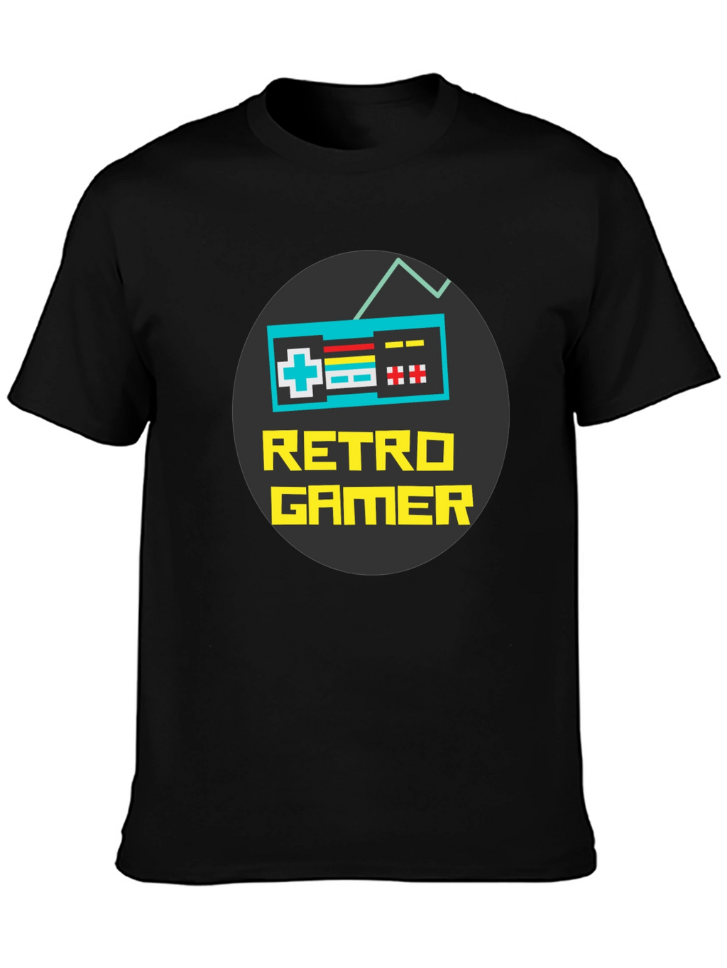Retro Gamer Graphic T-Shirt - Classic Console Style