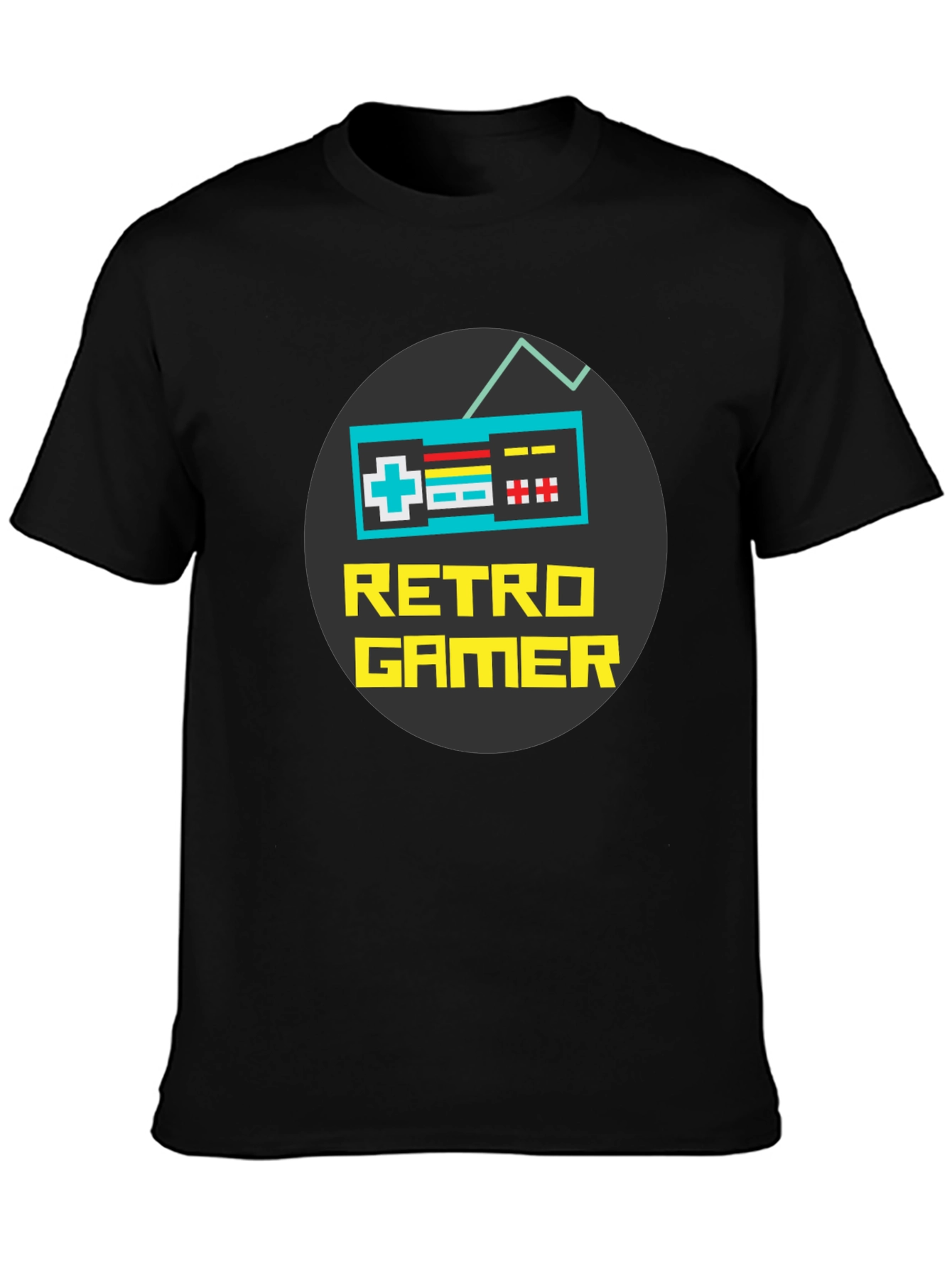 Retro Gamer Graphic T-Shirt - Classic Console Style