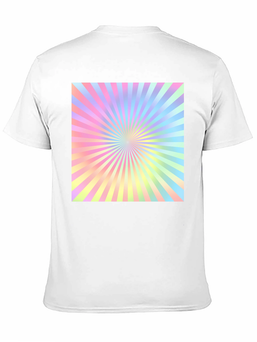 Retro Pastel Sunburst Graphic Tee